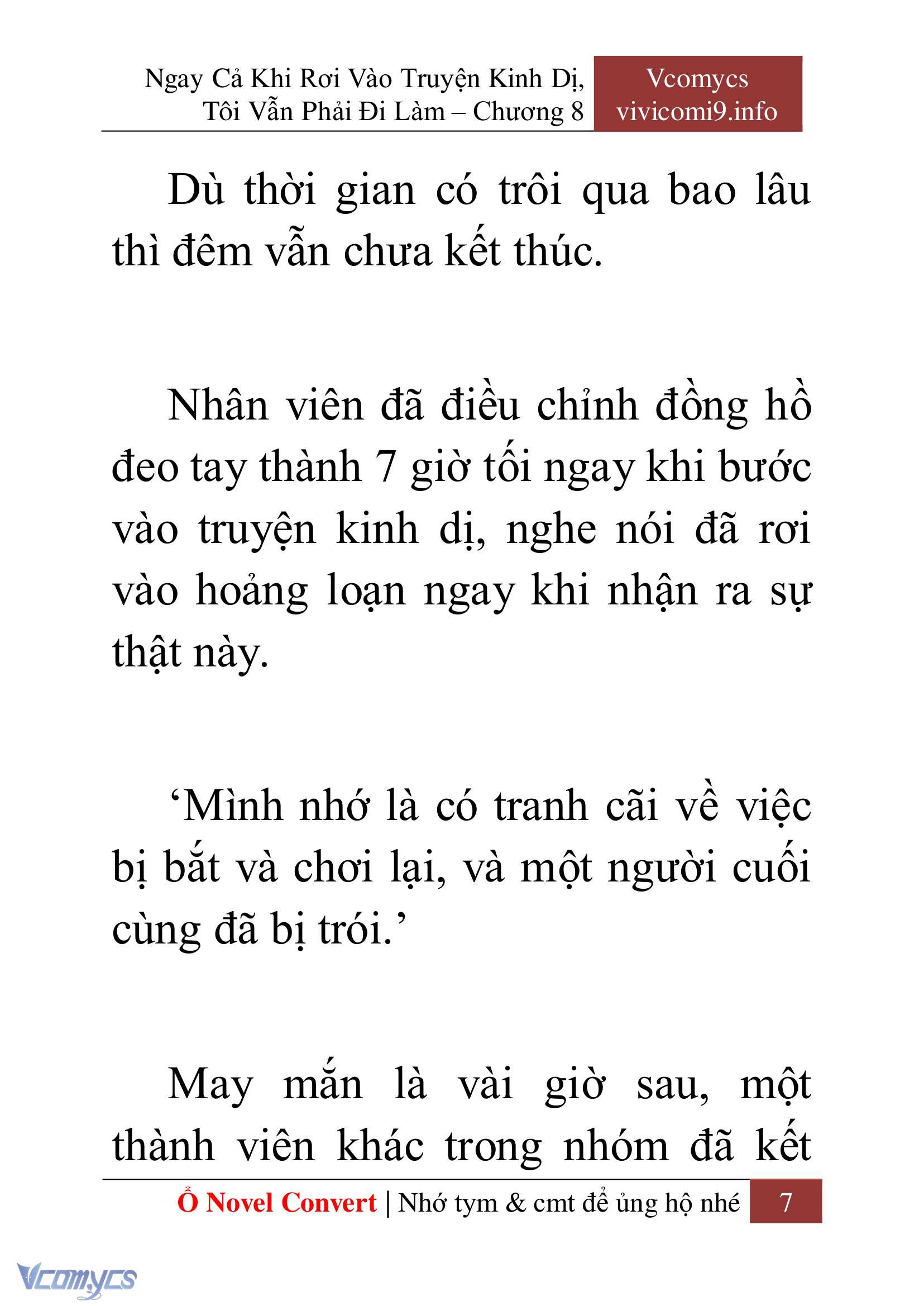 [Novel] Ngay Cả Khi Rơi Vào Truyện Kinh Dị, Tôi Vẫn Phải Đi Làm Chap 8 - Trang 2