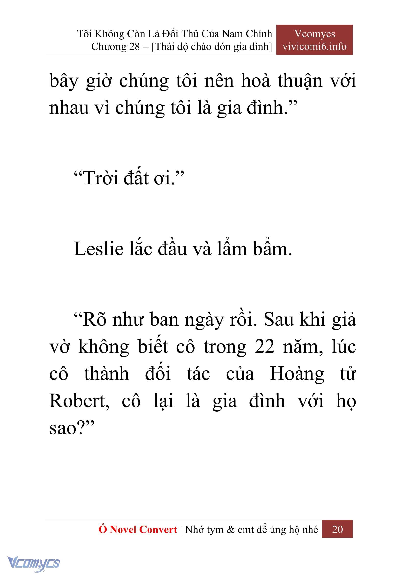 [Novel] Tôi Không Còn Là Đối Thủ Của Nam Chính Chap 28 - Trang 2