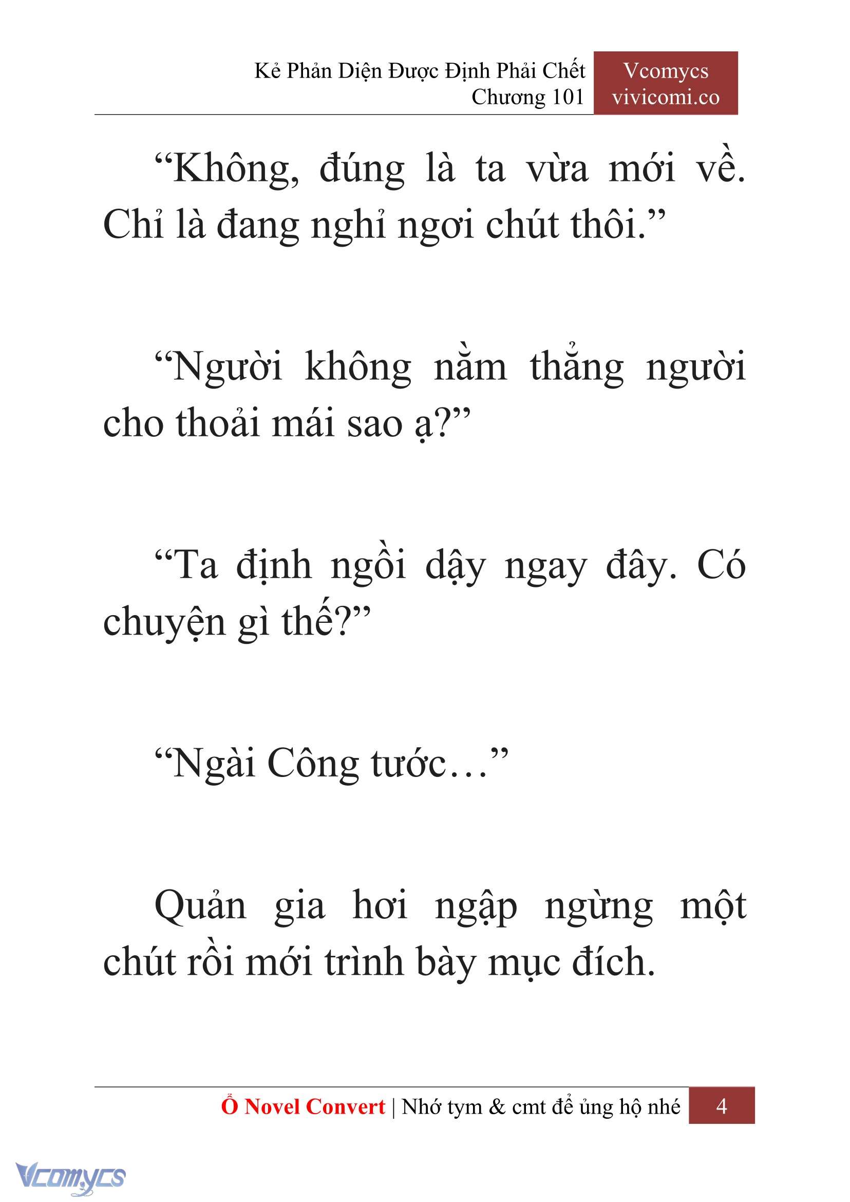 [Novel] Kẻ Phản Diện Được Định Phải Chết Chap 101 - Next Chap 102