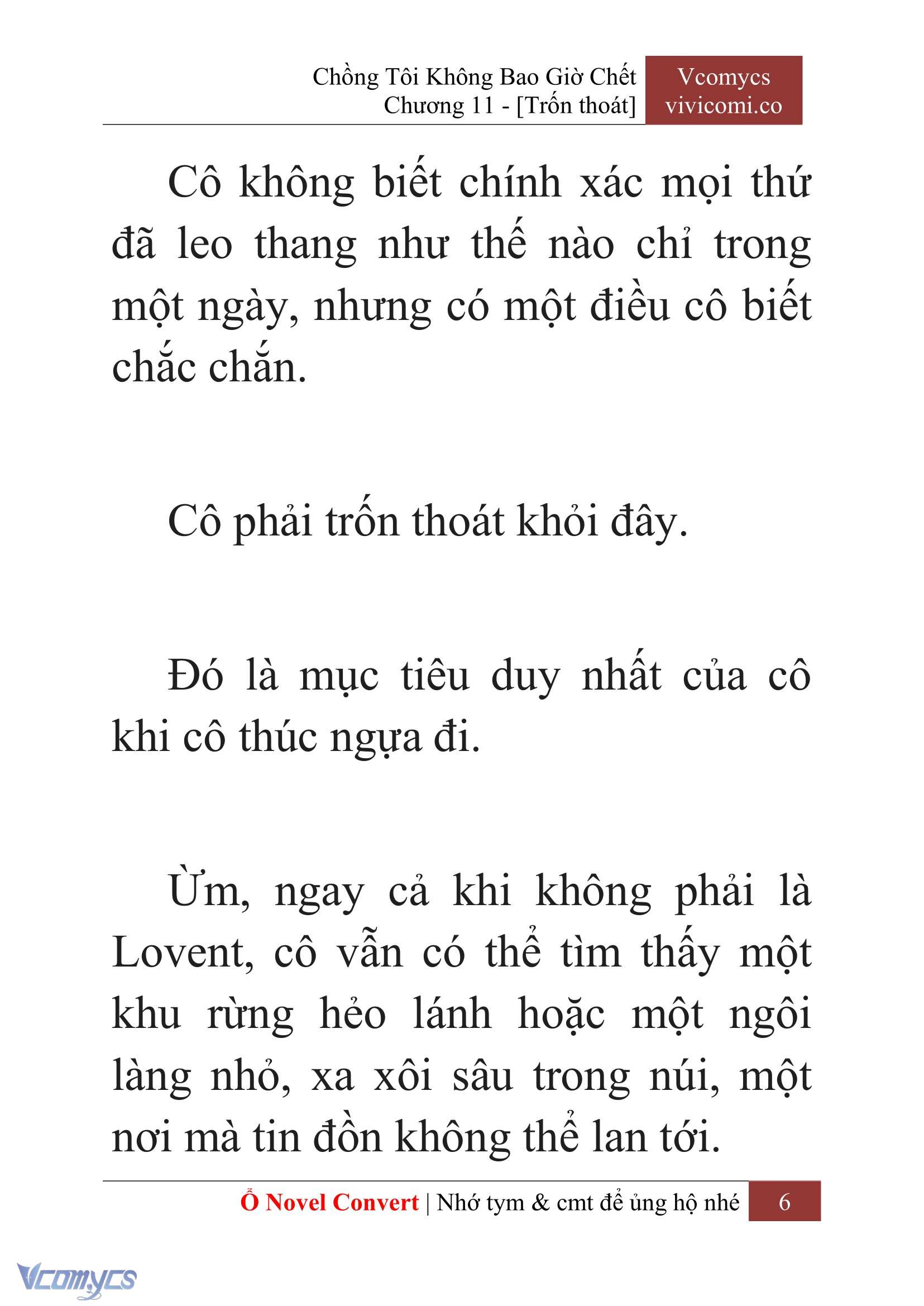 [Novel] Chồng Tôi Không Bao Giờ Chết Chap 11 - Trang 2