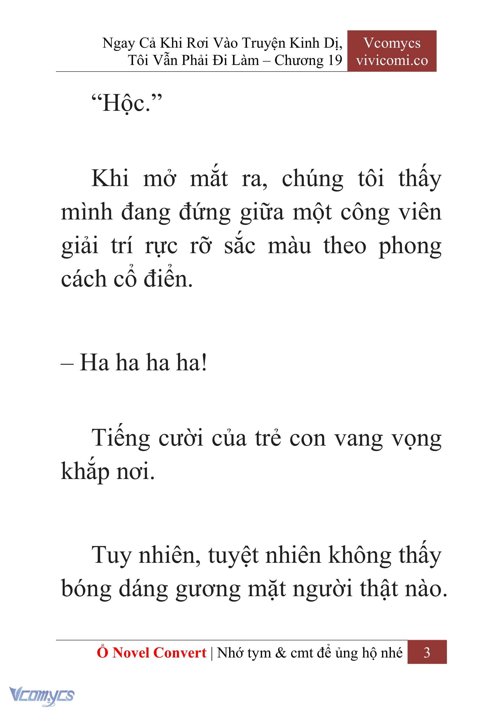 [Novel] Ngay Cả Khi Rơi Vào Truyện Kinh Dị, Tôi Vẫn Phải Đi Làm Chap 19 - Trang 2