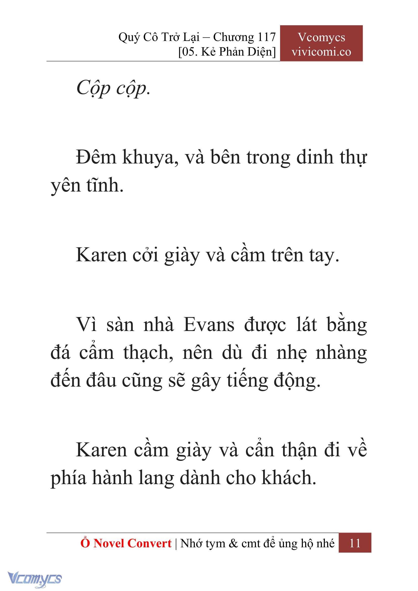 [Novel] Quý Cô Trở Lại Chap 117 - Trang 2