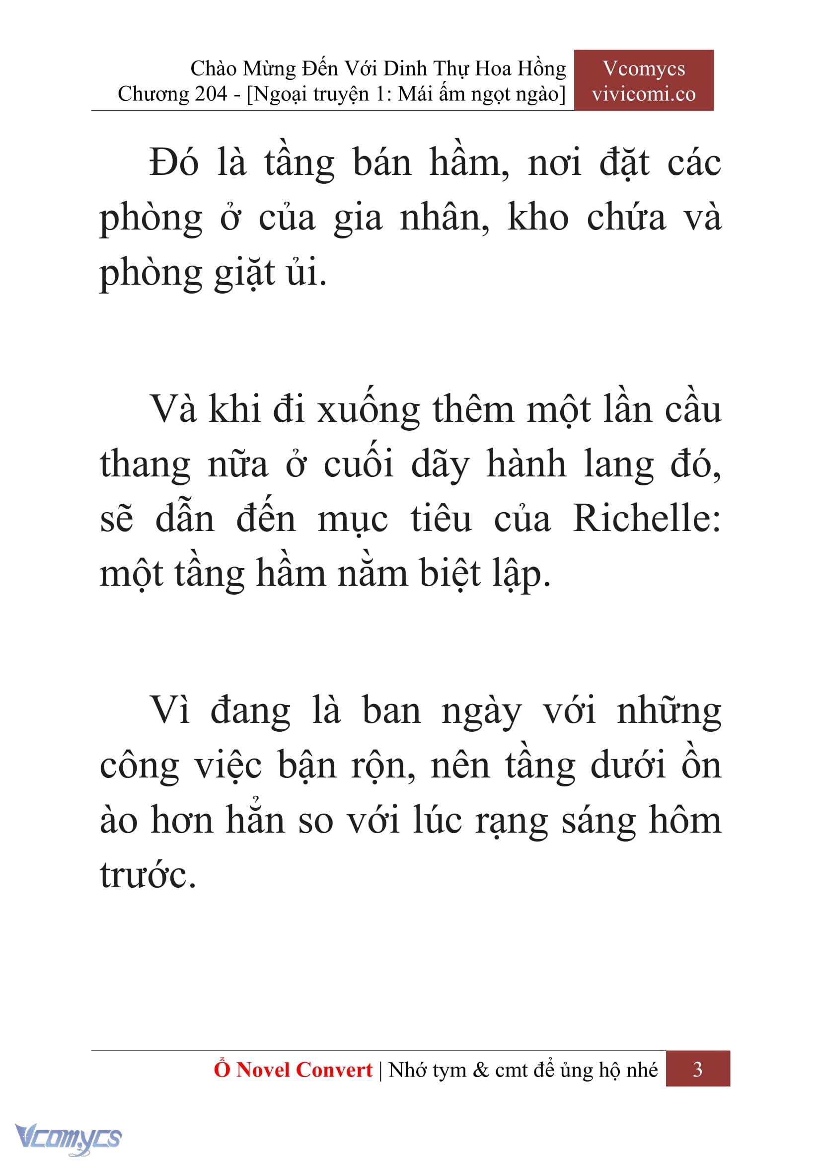 [Novel] Chào Mừng Đến Với Dinh Thự Hoa Hồng Chap 204 - Trang 2