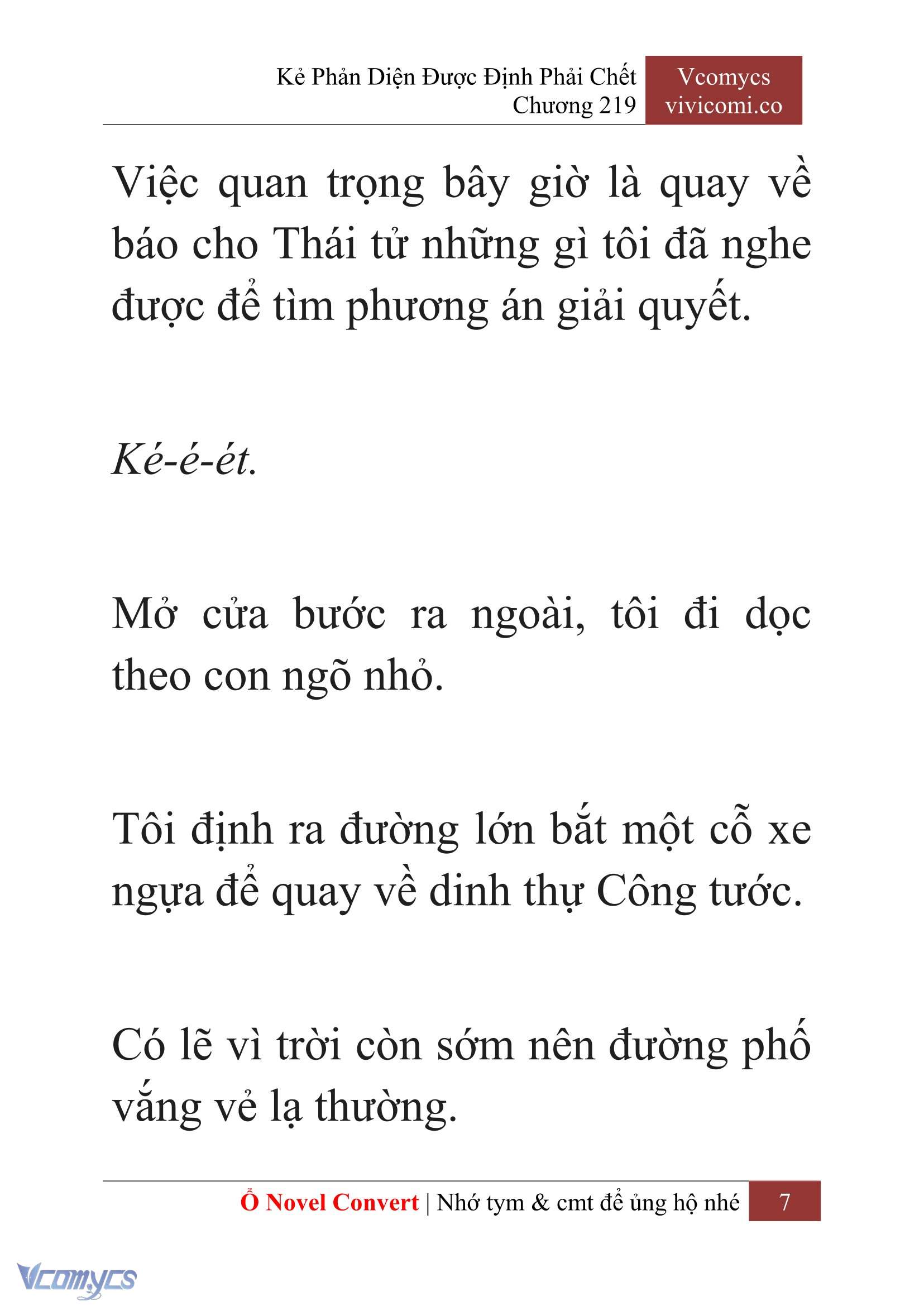 [Novel] Kẻ Phản Diện Được Định Phải Chết Chap 219 - Trang 2