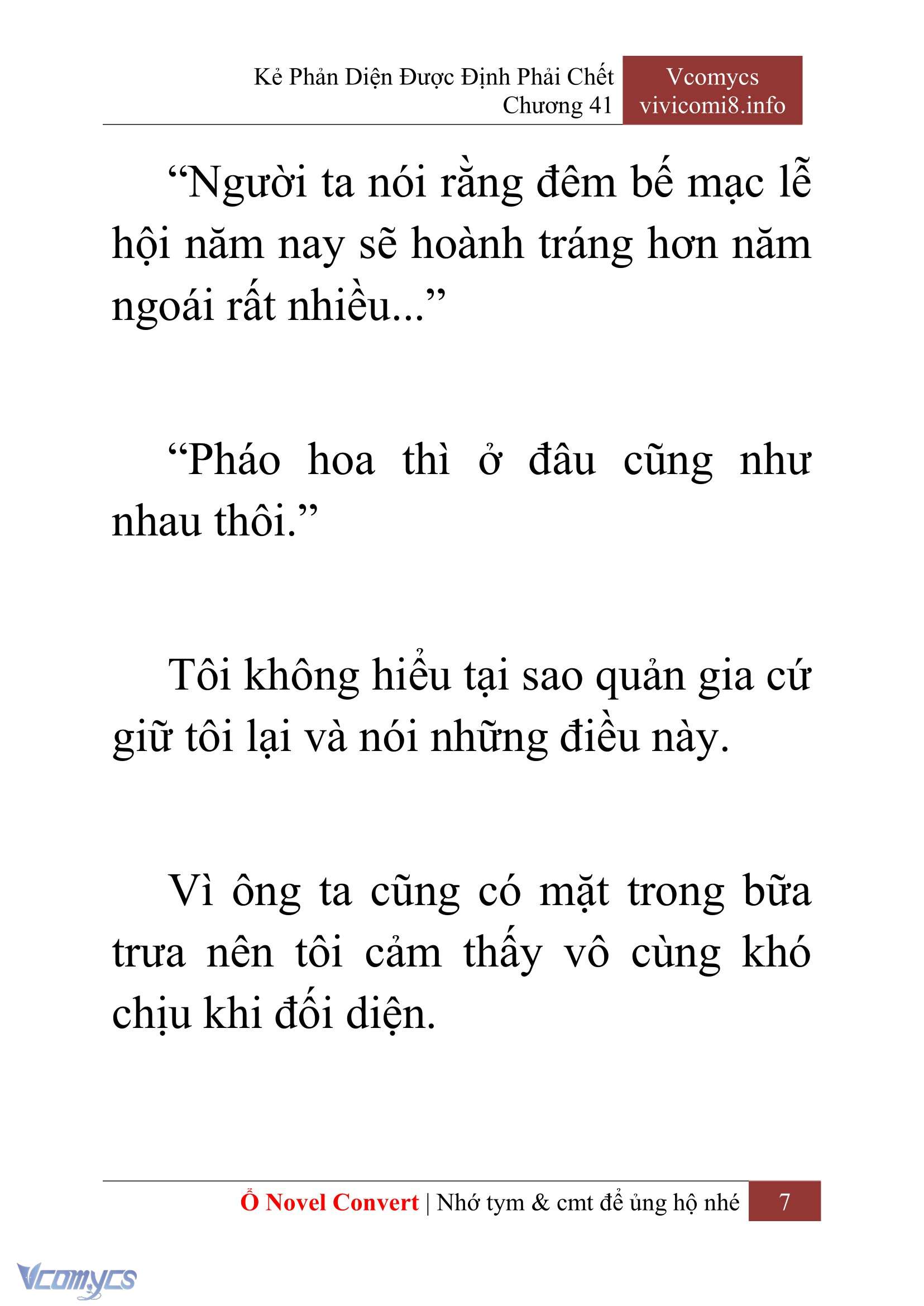[Novel] Kẻ Phản Diện Được Định Phải Chết Chap 41 - Next Chap 42
