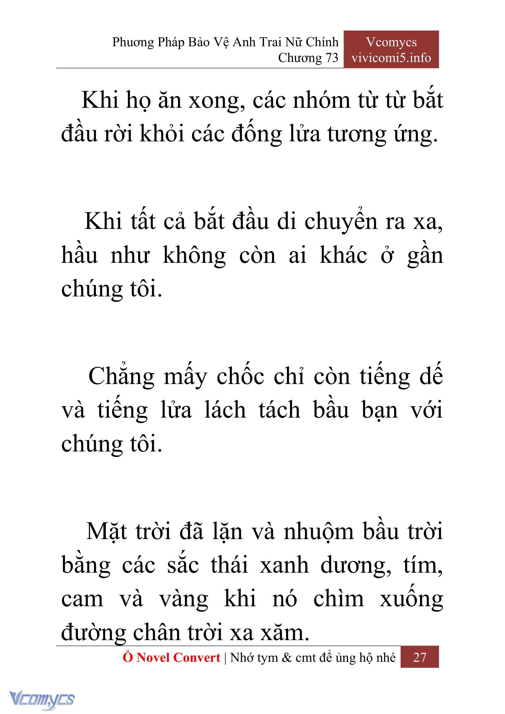 [Novel] Phương Pháp Bảo Vệ Anh Trai Nữ Chính Chap 73 - Trang 2