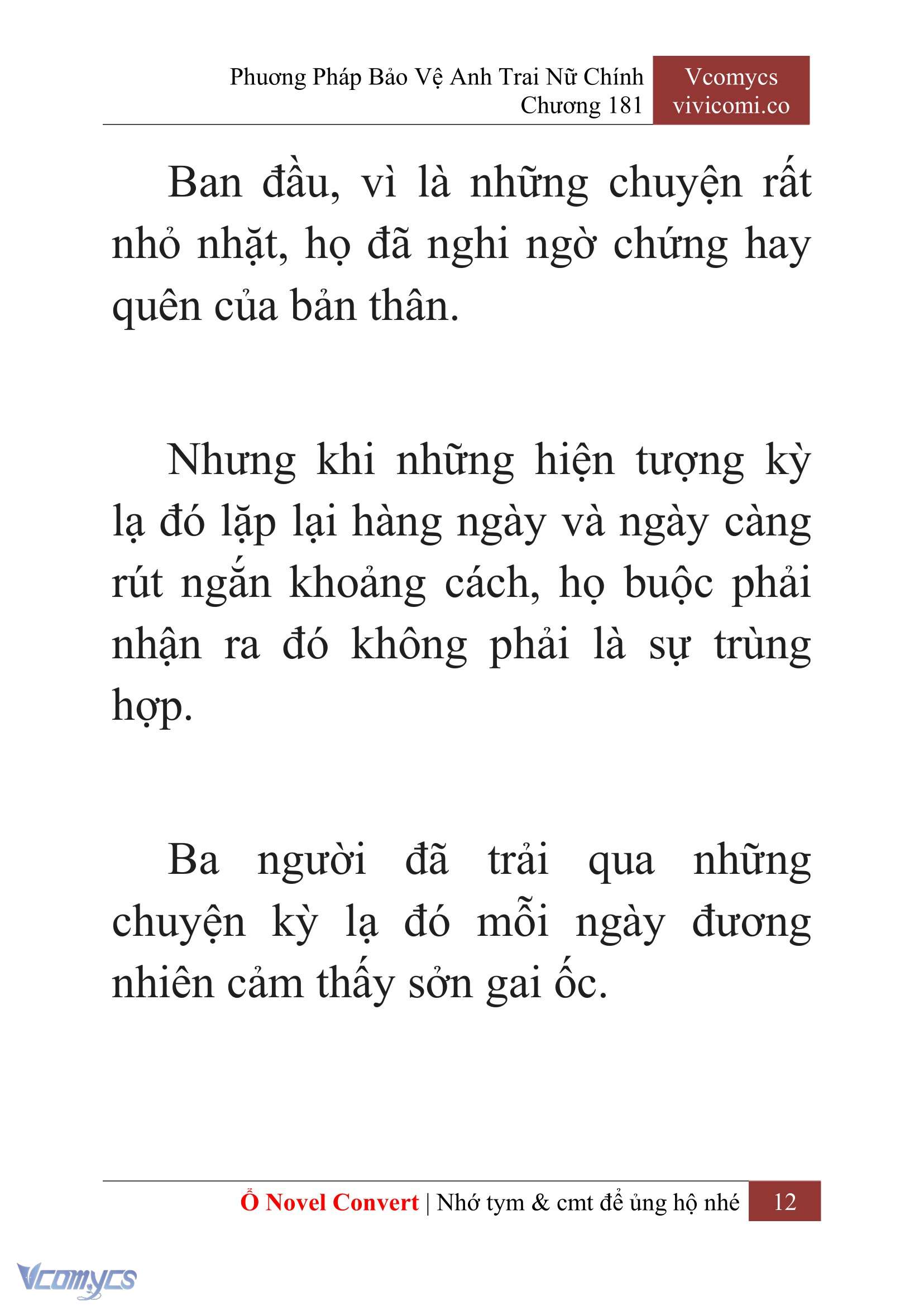 [Novel] Phương Pháp Bảo Vệ Anh Trai Nữ Chính Chap 181 - Trang 2