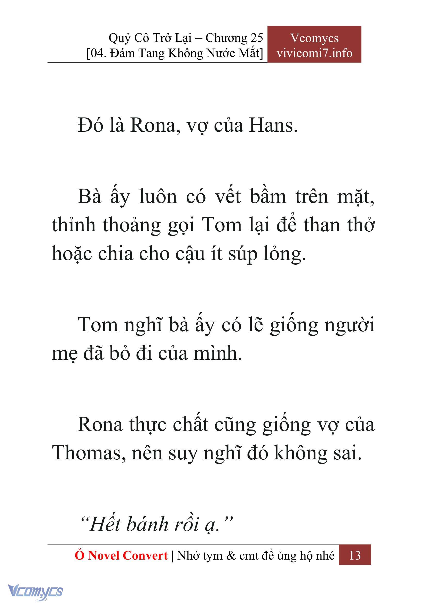 [Novel] Quý Cô Trở Lại Chap 25 - Trang 2