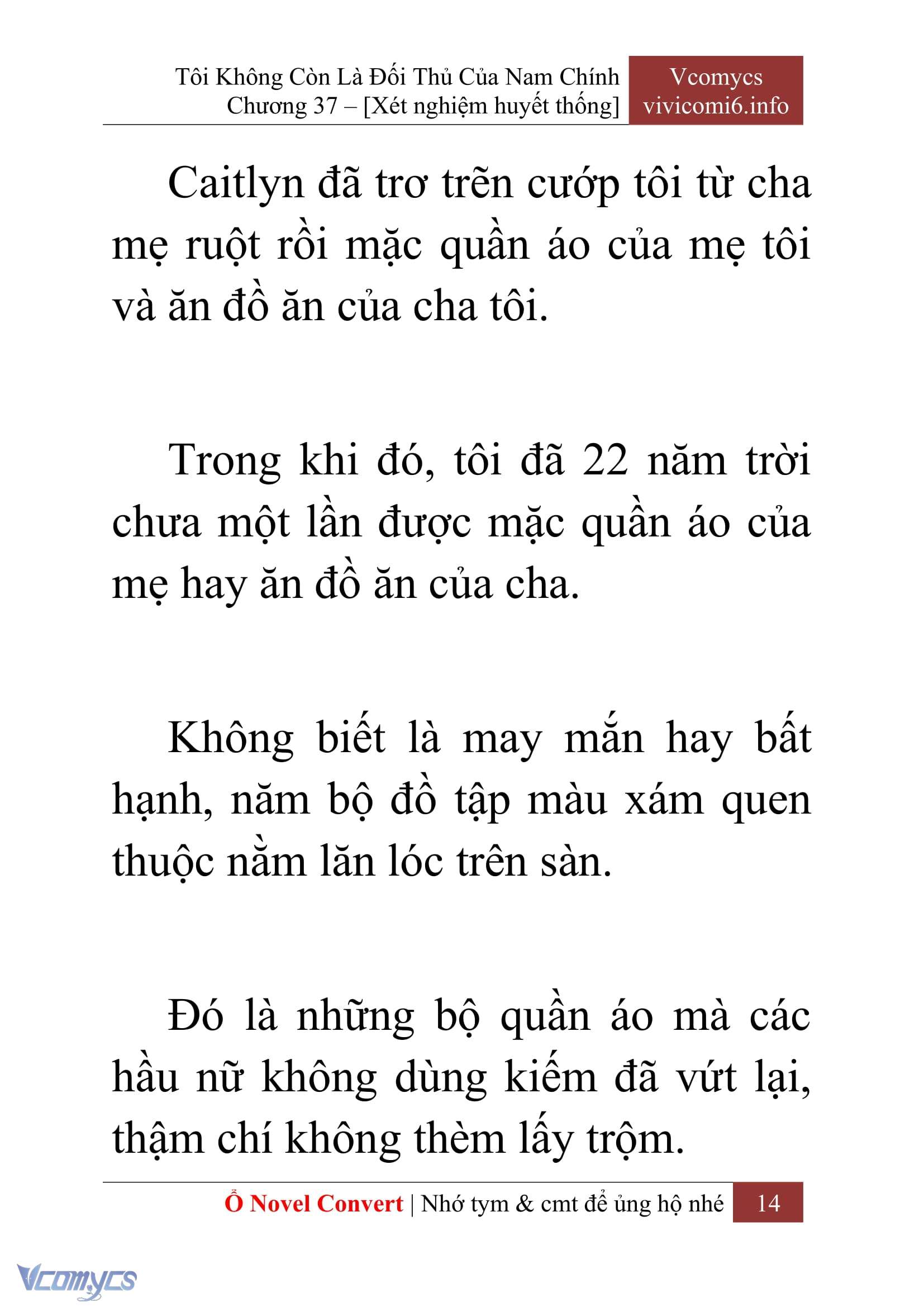 [Novel] Tôi Không Còn Là Đối Thủ Của Nam Chính Chap 37 - Trang 2