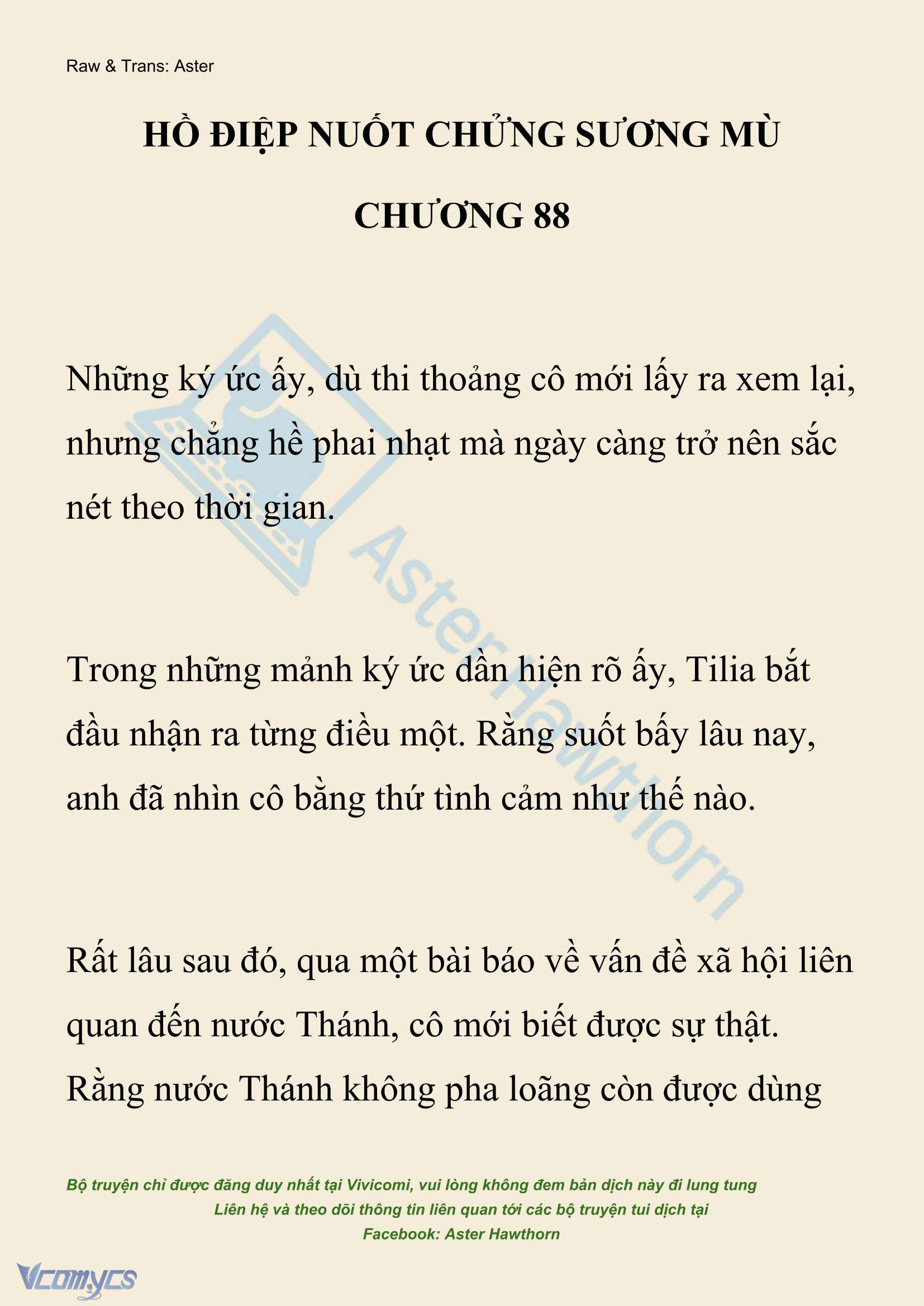 [NOVEL] Hồ Điệp Nuốt Chửng Sương Mù Chap 88 - Trang 2