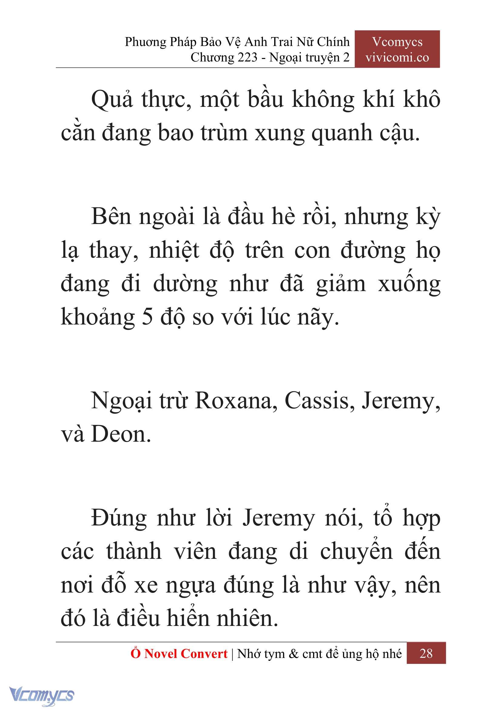 [Novel] Phương Pháp Bảo Vệ Anh Trai Nữ Chính Chap 223 - Trang 2