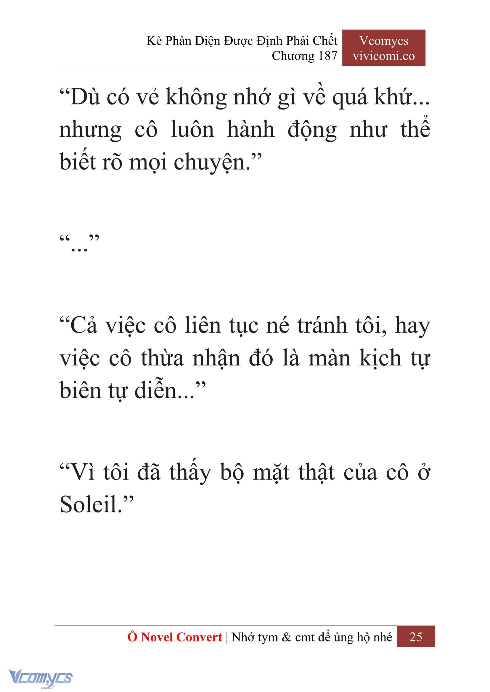 [Novel] Kẻ Phản Diện Được Định Phải Chết Chap 187 - Next Chap 188