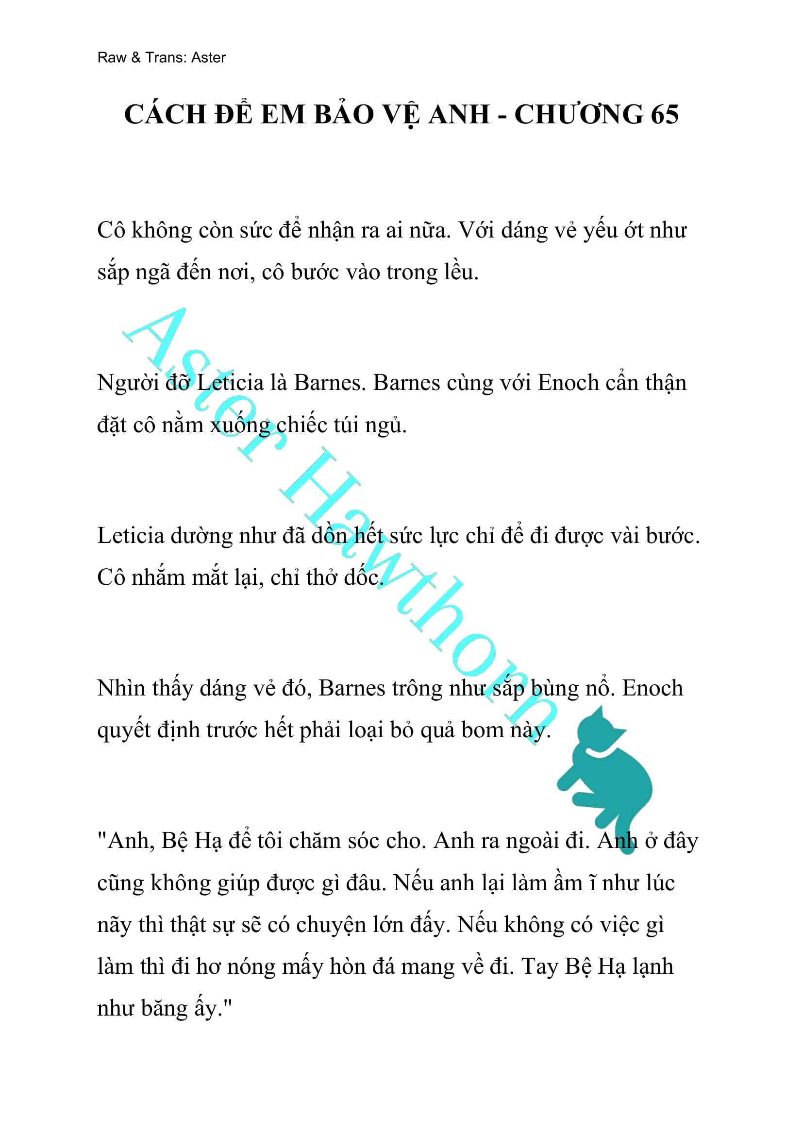 [NOVEL] Cách Để Em Bảo Vệ Anh Chap 65 - Trang 2