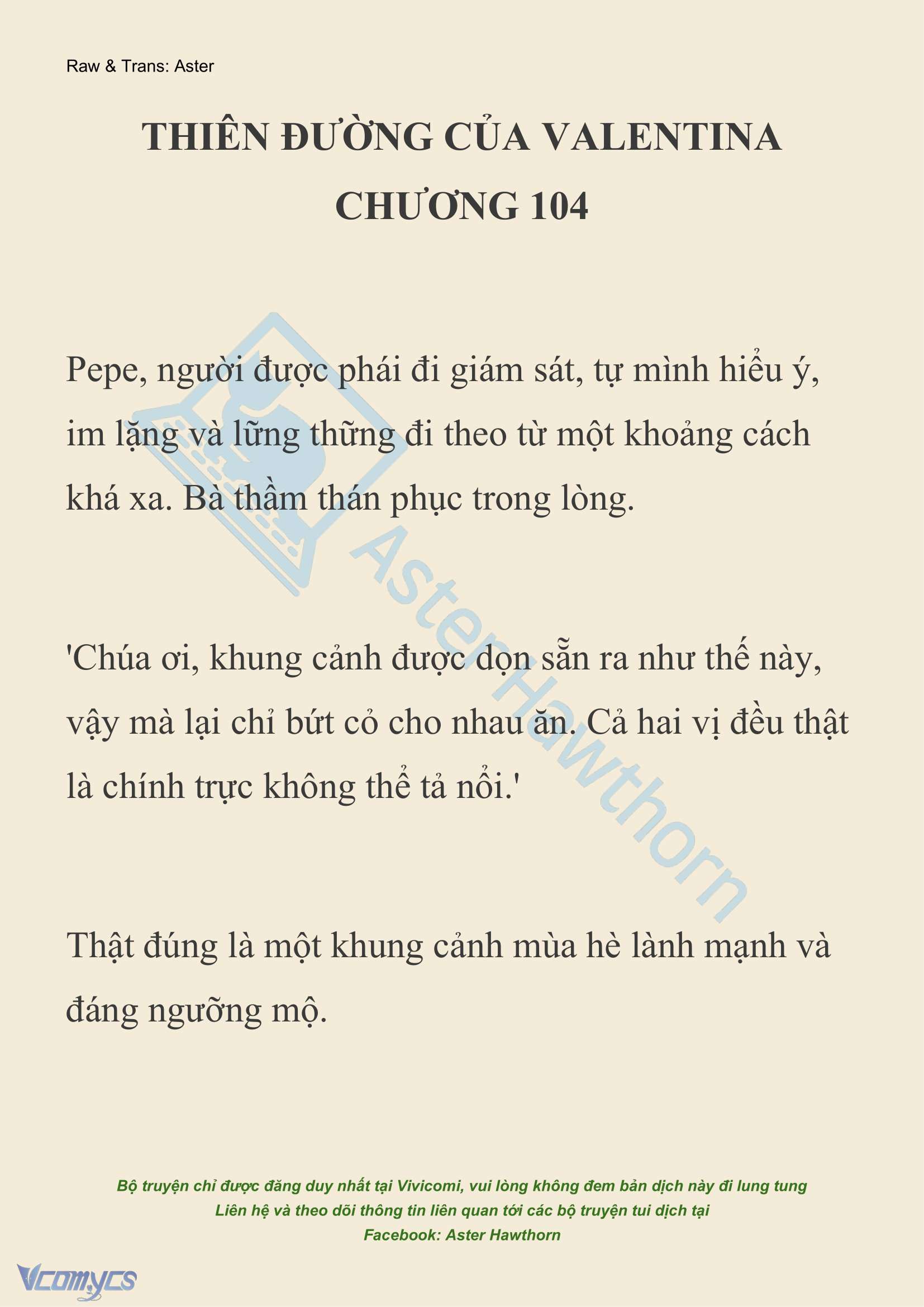 [NOVEL] Thiên Đường Của Valentina Chap 104 - Trang 2