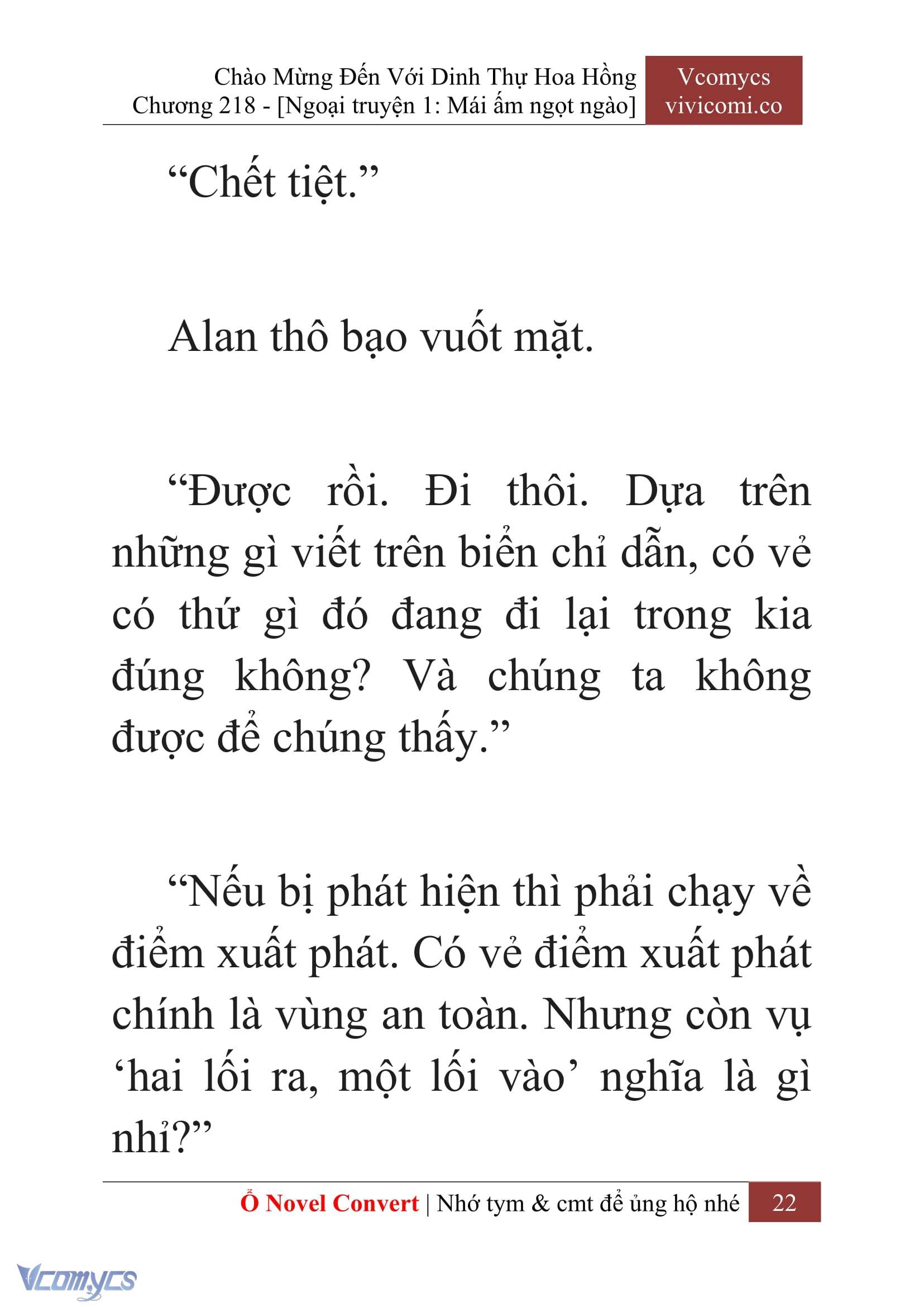 [Novel] Chào Mừng Đến Với Dinh Thự Hoa Hồng Chap 218 - Trang 2