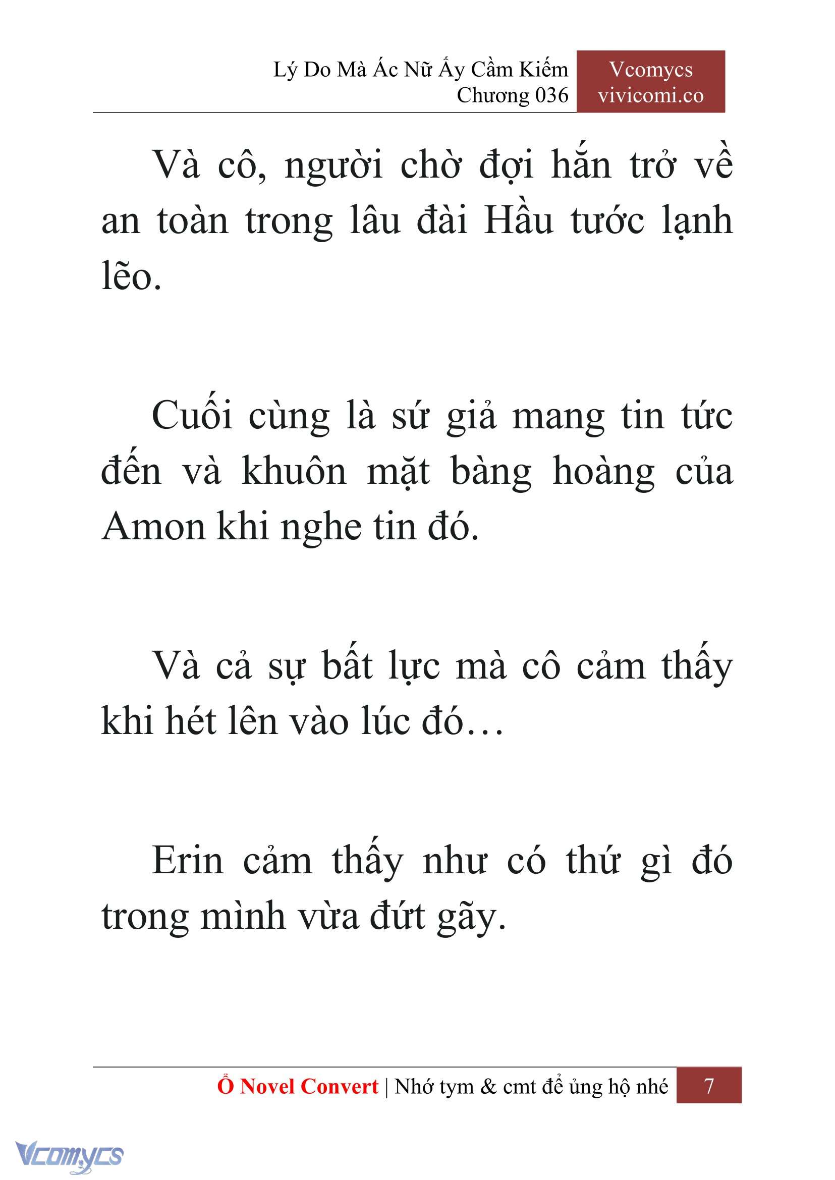 [Novel] Lý Do Mà Ác Nữ Ấy Cầm Kiếm Chap 36 - Trang 2