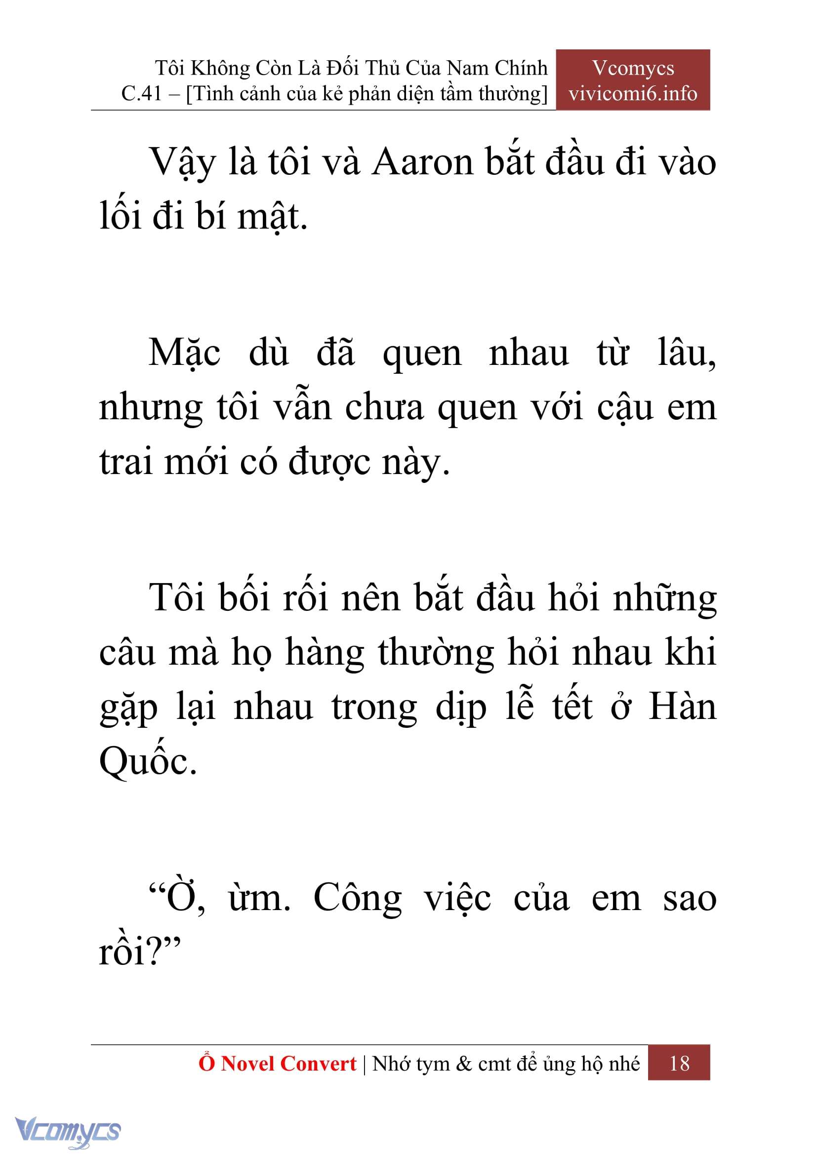 [Novel] Tôi Không Còn Là Đối Thủ Của Nam Chính Chap 41 - Trang 2