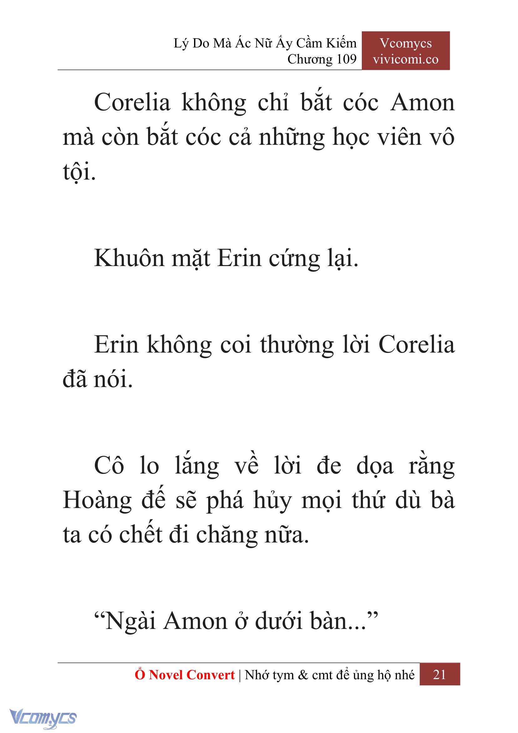 [Novel] Lý Do Mà Ác Nữ Ấy Cầm Kiếm Chap 109 - Trang 2