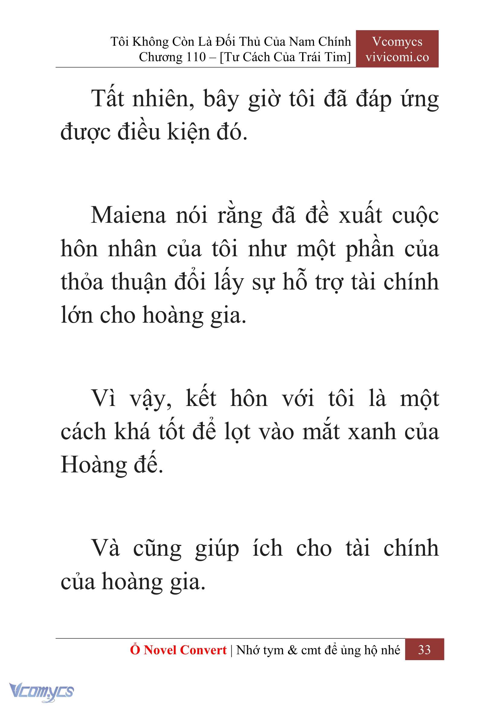 [Novel] Tôi Không Còn Là Đối Thủ Của Nam Chính Chap 110 - Trang 2