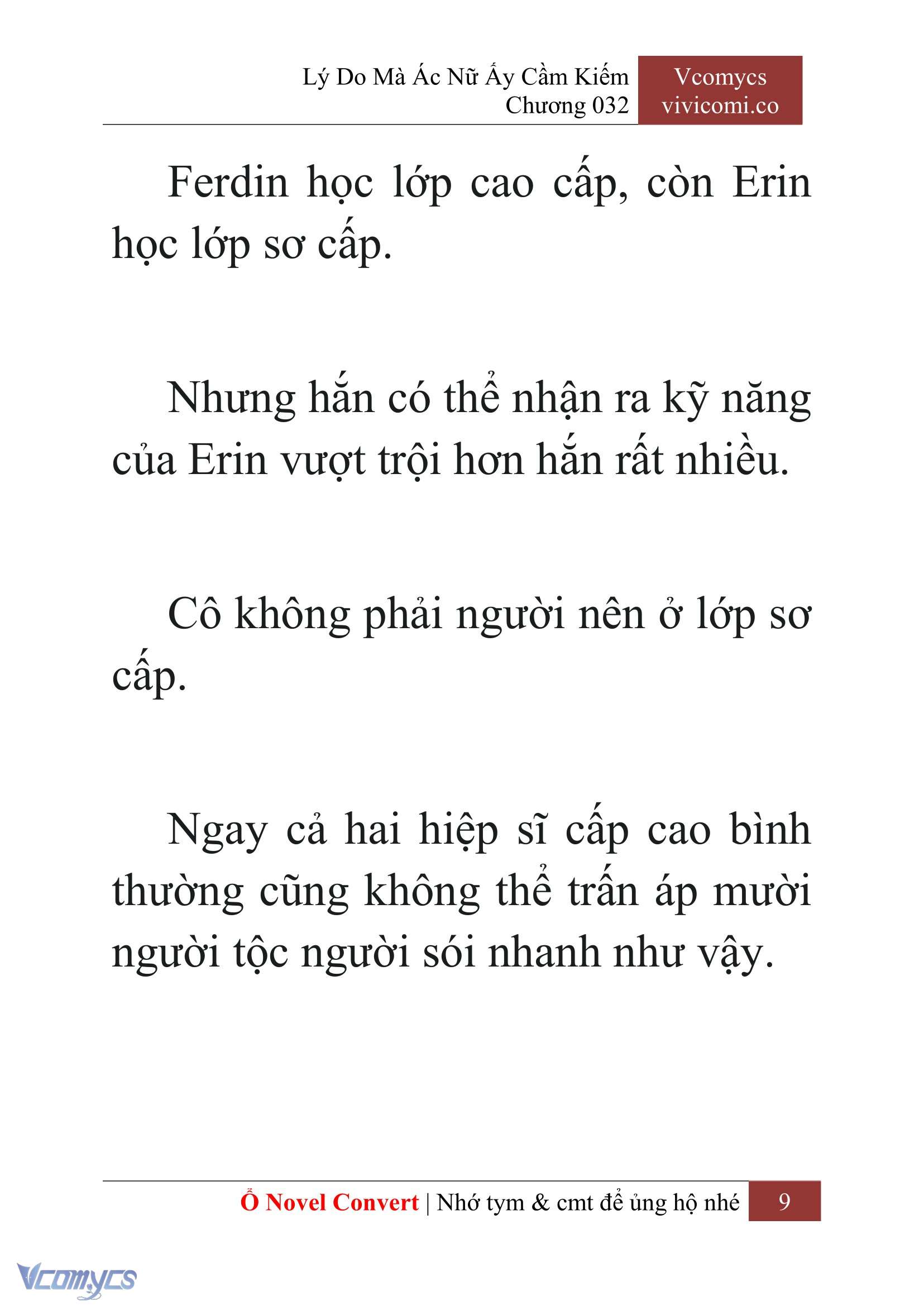 [Novel] Lý Do Mà Ác Nữ Ấy Cầm Kiếm Chap 32 - Trang 2