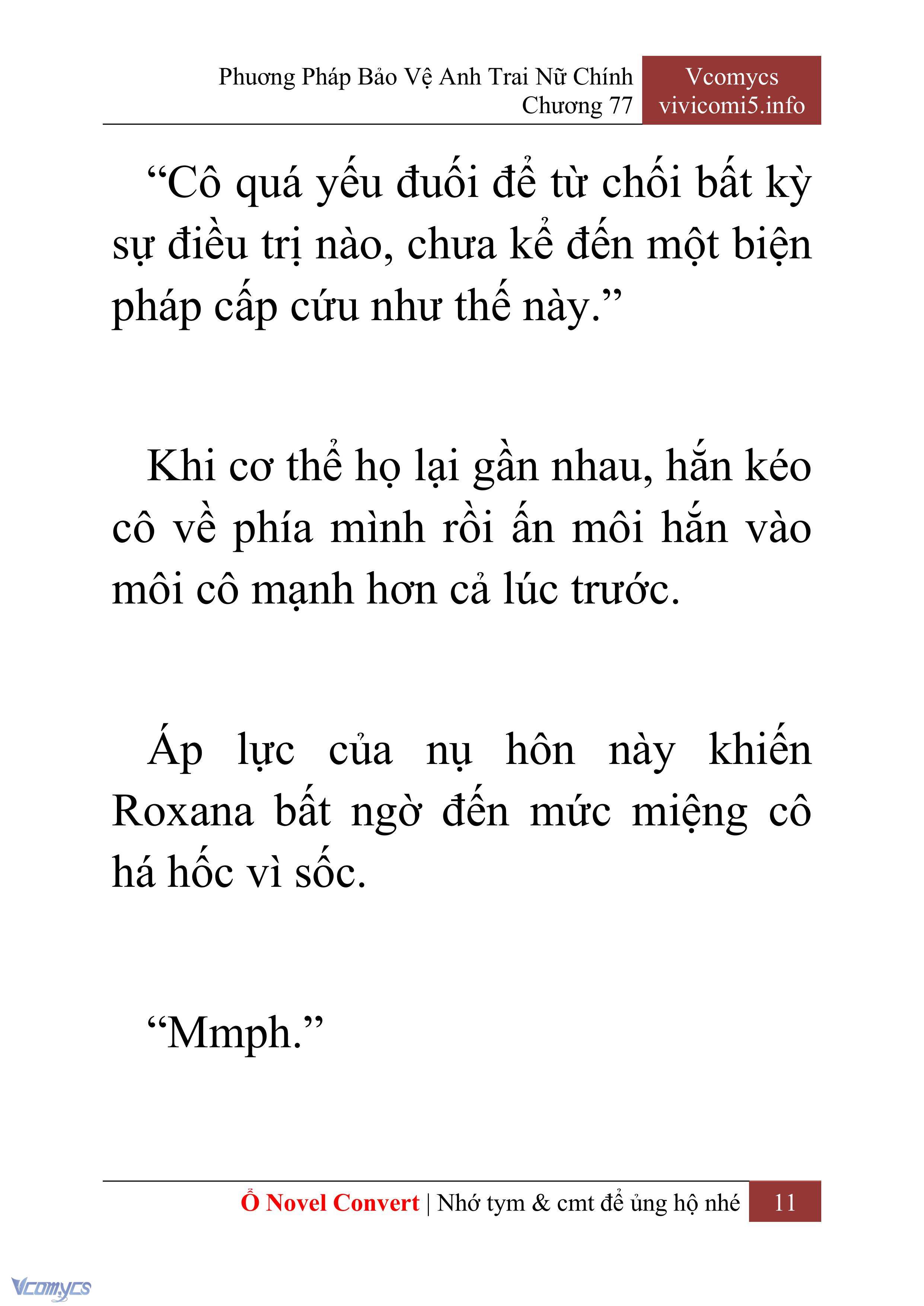 [Novel] Phương Pháp Bảo Vệ Anh Trai Nữ Chính Chap 77 - Trang 2