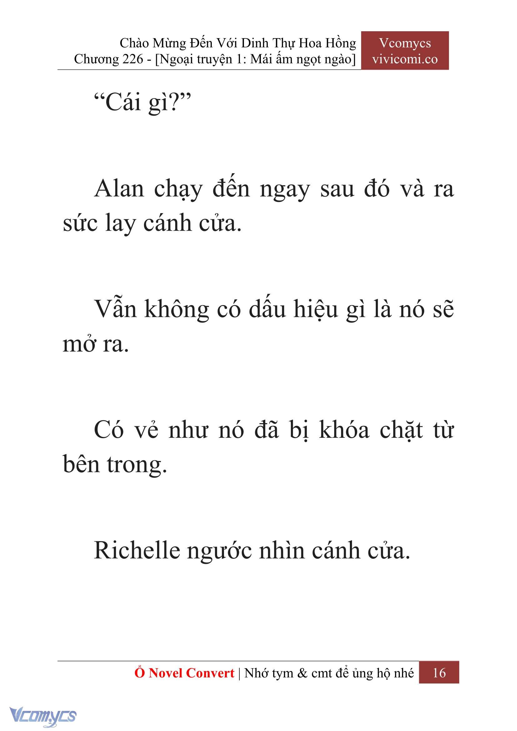 [Novel] Chào Mừng Đến Với Dinh Thự Hoa Hồng Chap 226 - Trang 2