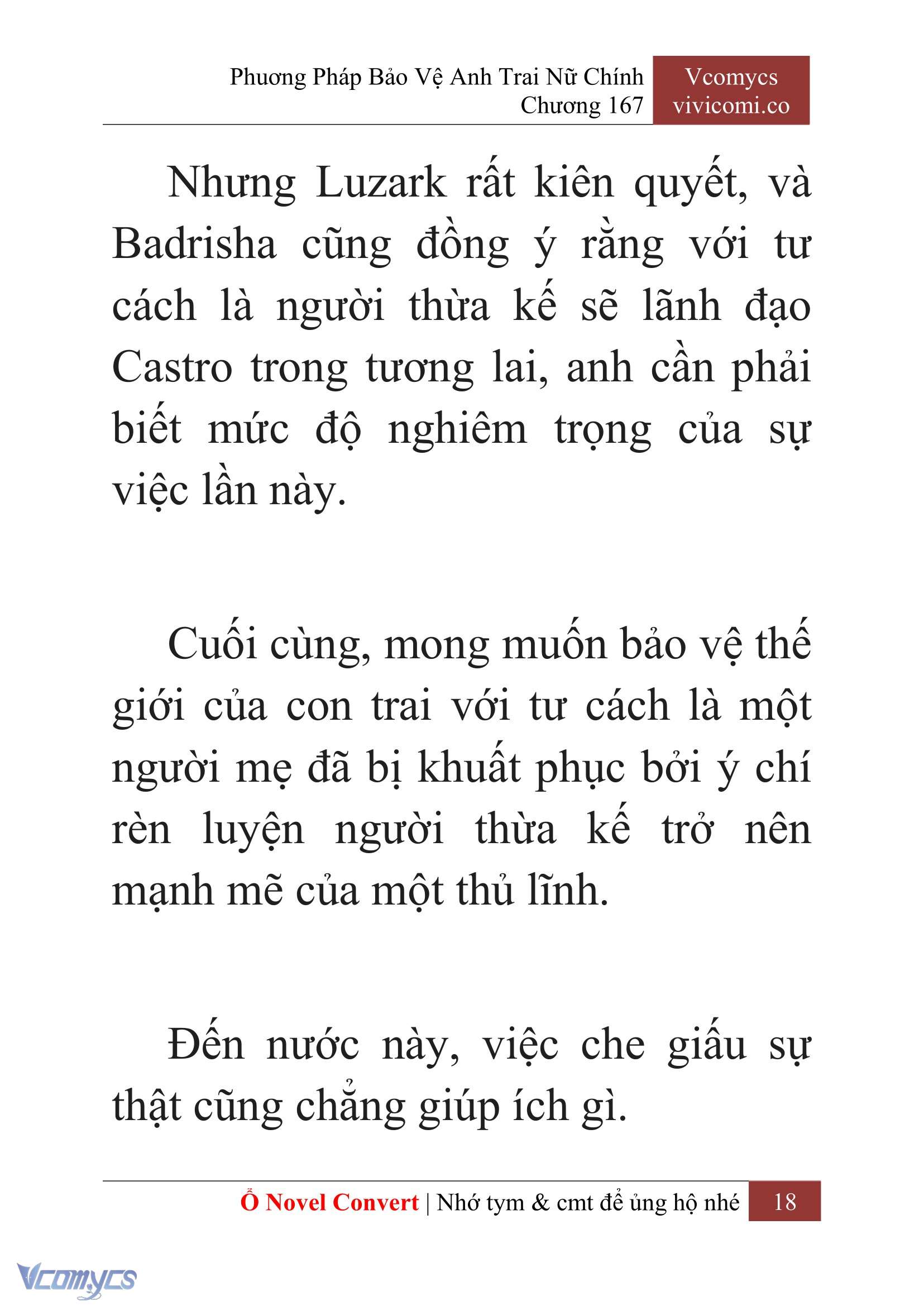 [Novel] Phương Pháp Bảo Vệ Anh Trai Nữ Chính Chap 167 - Trang 2