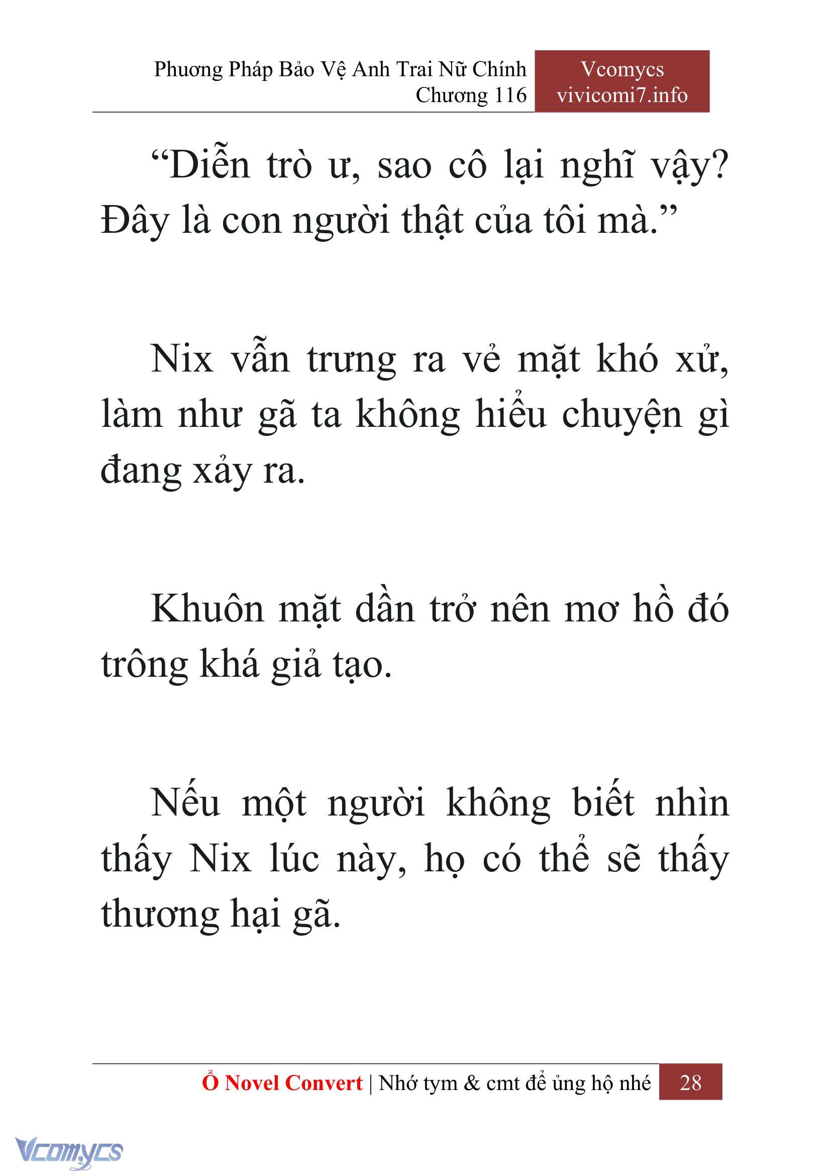 [Novel] Phương Pháp Bảo Vệ Anh Trai Nữ Chính Chap 116 - Trang 2
