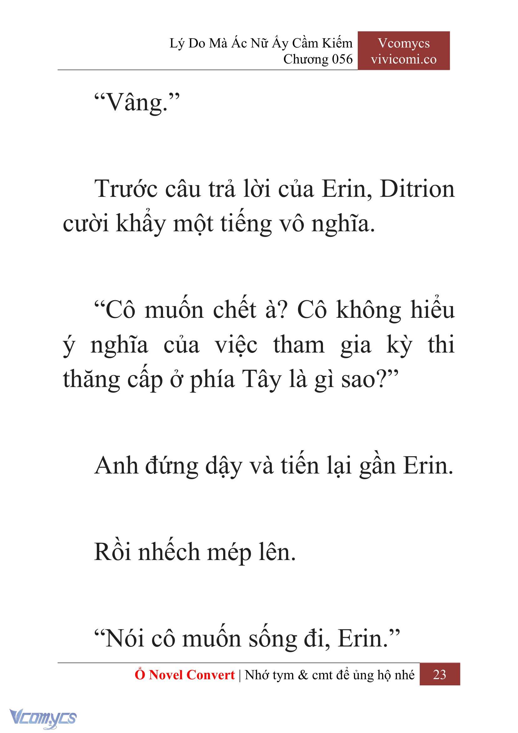 [Novel] Lý Do Mà Ác Nữ Ấy Cầm Kiếm Chap 56 - Trang 2