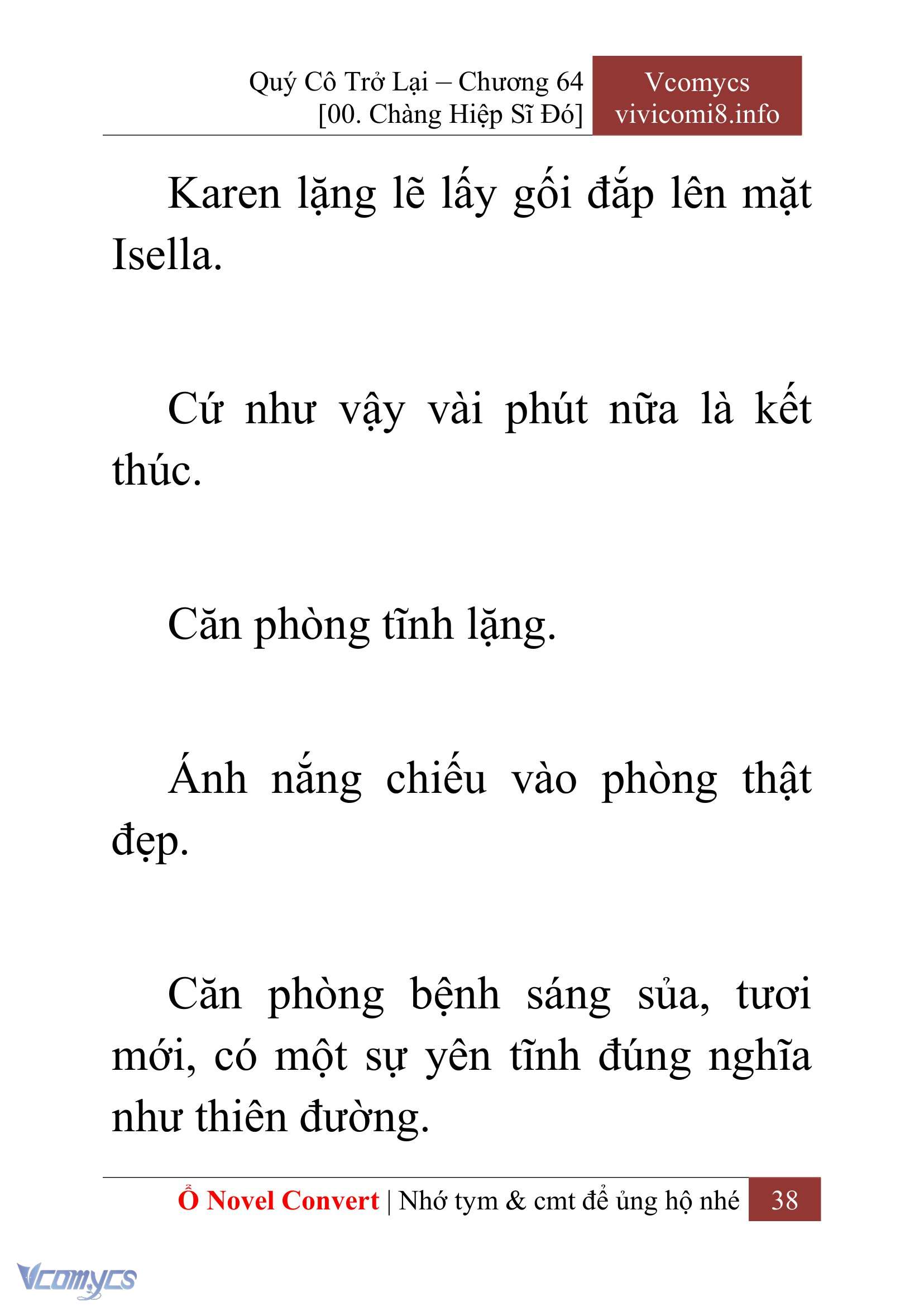 [Novel] Quý Cô Trở Lại Chap 64 - Trang 2