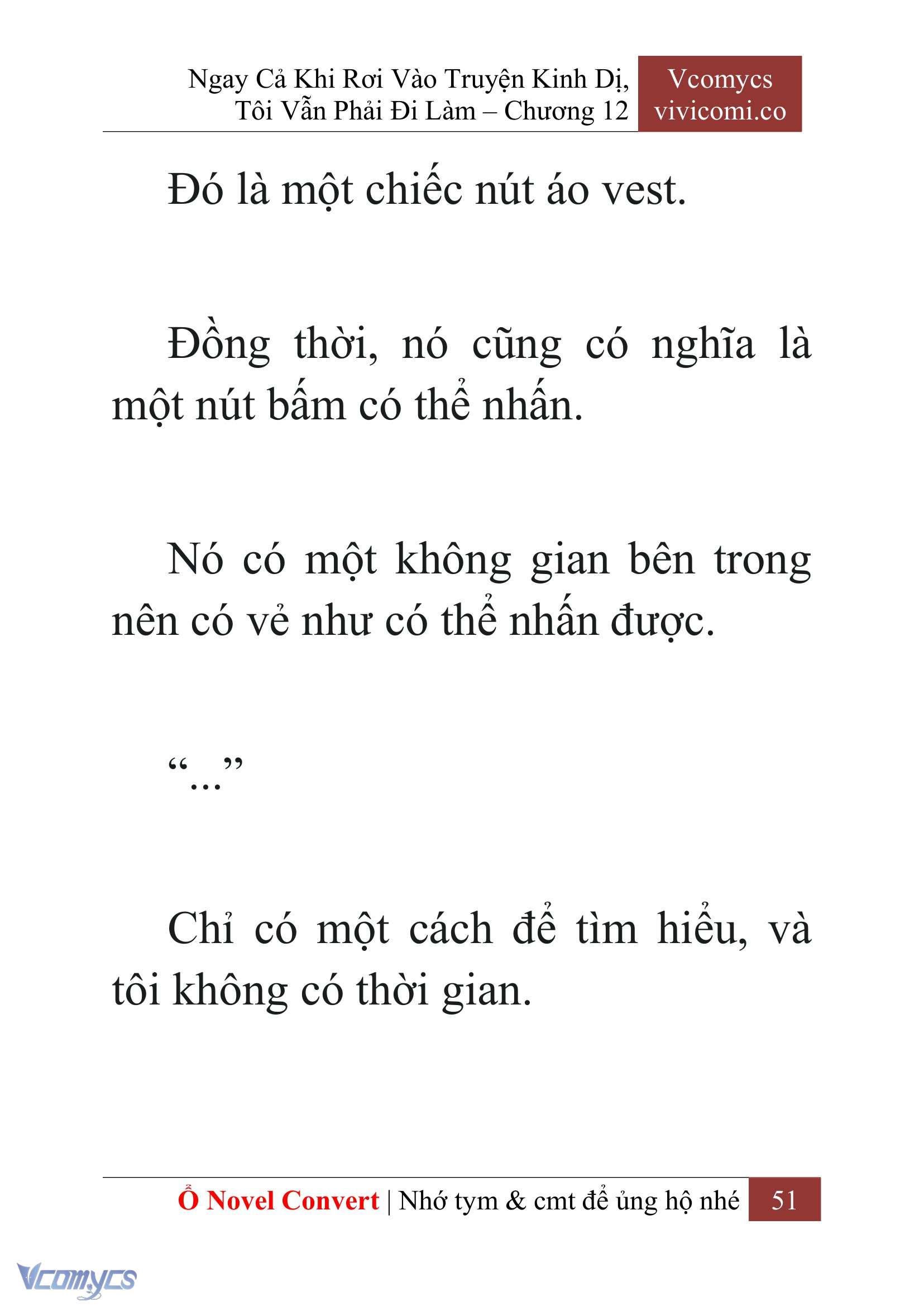 [Novel] Ngay Cả Khi Rơi Vào Truyện Kinh Dị, Tôi Vẫn Phải Đi Làm Chap 12 - Trang 2