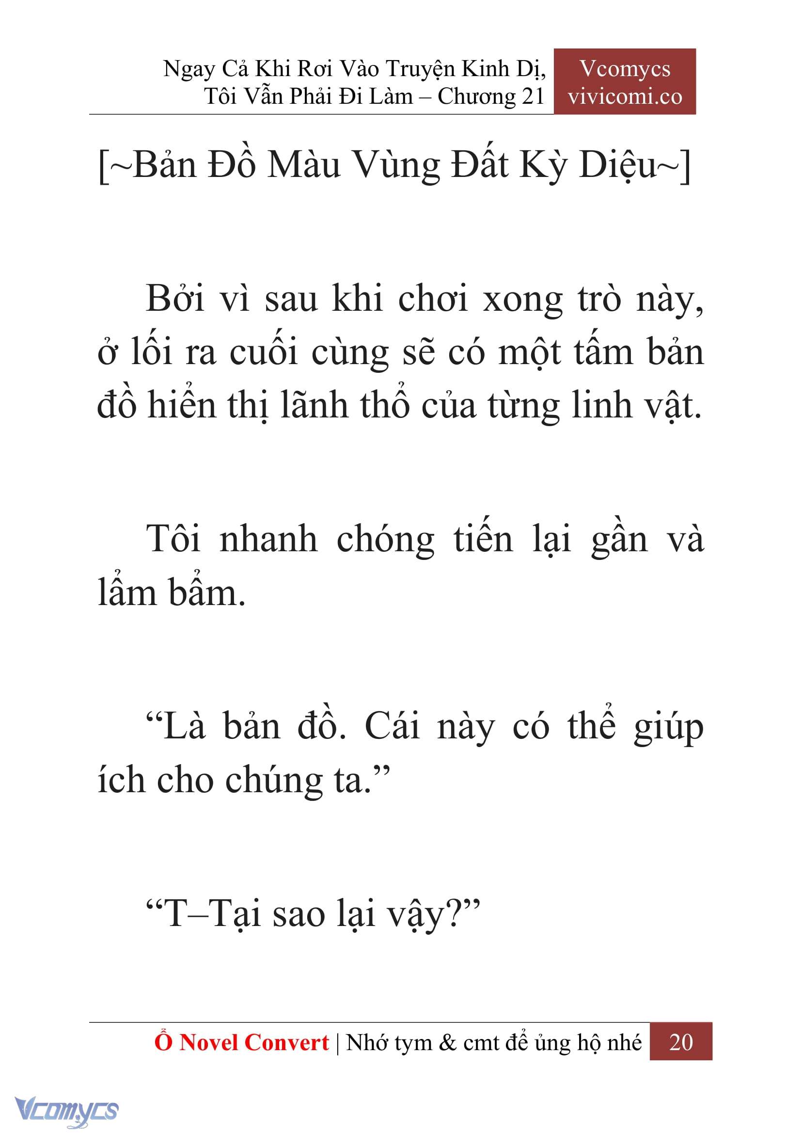 [Novel] Ngay Cả Khi Rơi Vào Truyện Kinh Dị, Tôi Vẫn Phải Đi Làm Chap 21 - Trang 2