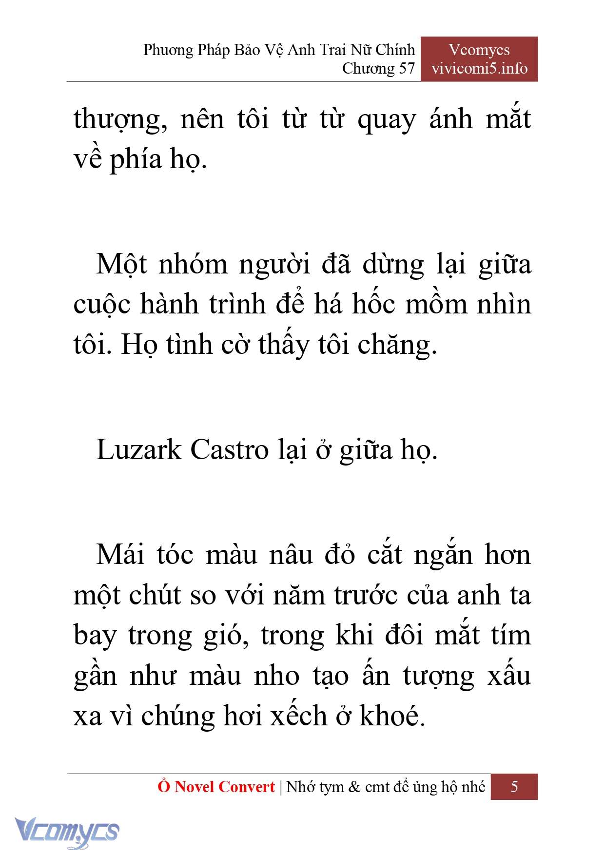 [Novel] Phương Pháp Bảo Vệ Anh Trai Nữ Chính Chap 57 - Trang 2