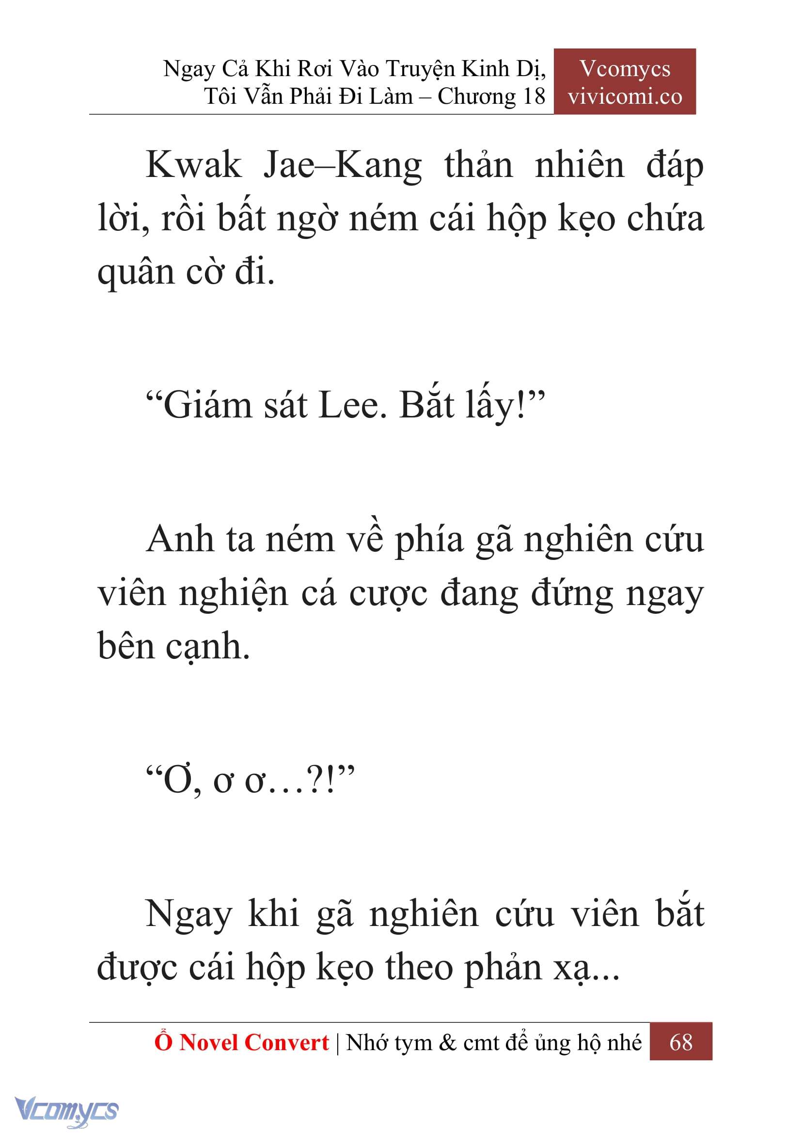 [Novel] Ngay Cả Khi Rơi Vào Truyện Kinh Dị, Tôi Vẫn Phải Đi Làm Chap 18 - Trang 2