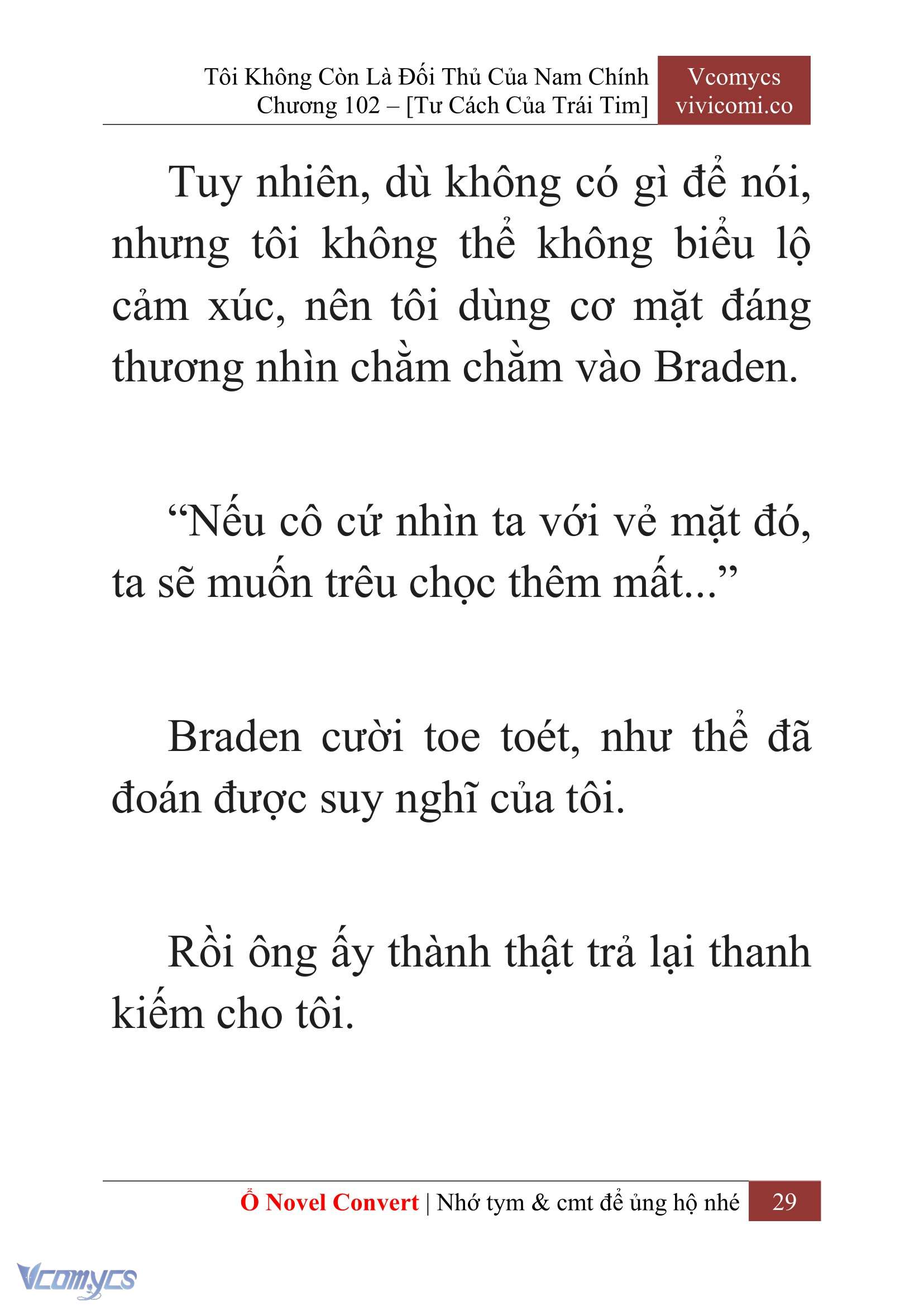 [Novel] Tôi Không Còn Là Đối Thủ Của Nam Chính Chap 102 - Trang 2