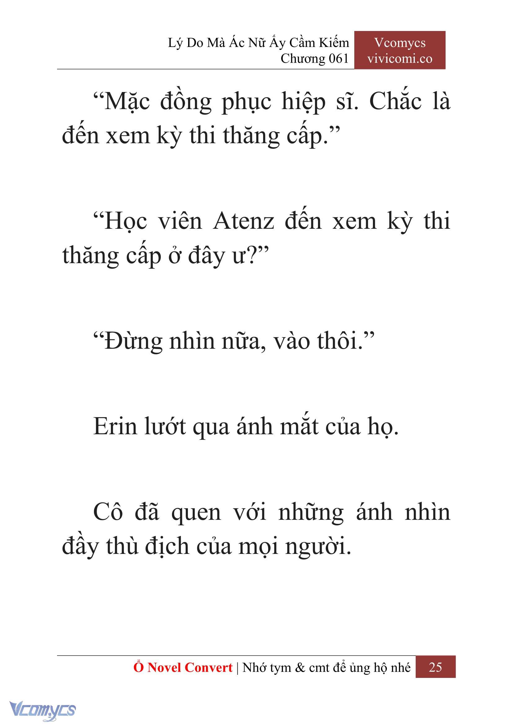 [Novel] Lý Do Mà Ác Nữ Ấy Cầm Kiếm Chap 61 - Trang 2