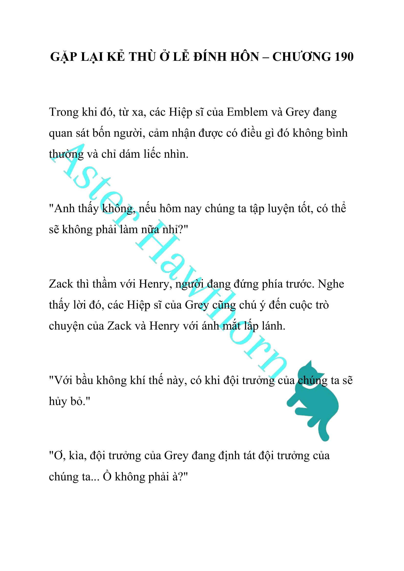 [NOVEL] Gặp Lại Kẻ Thù Ở Lễ Đính Hôn Chap 190 - Trang 2