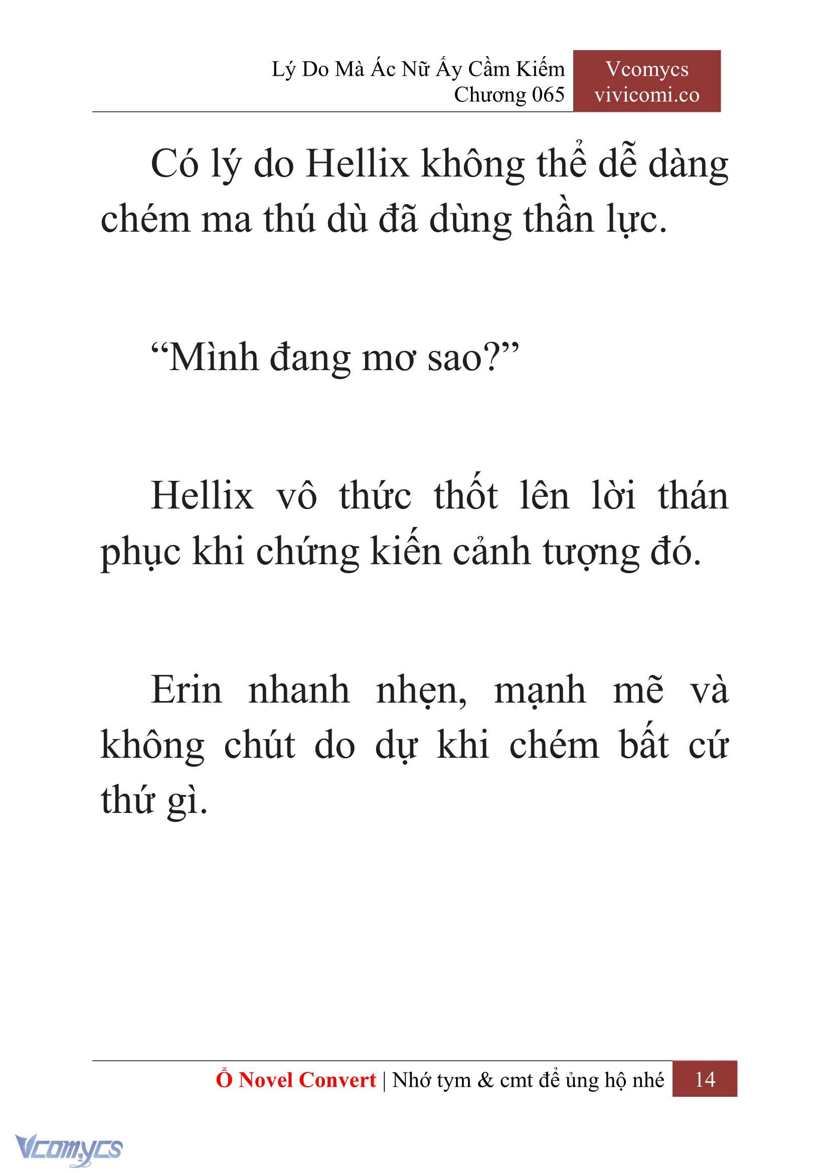 [Novel] Lý Do Mà Ác Nữ Ấy Cầm Kiếm Chap 65 - Trang 2