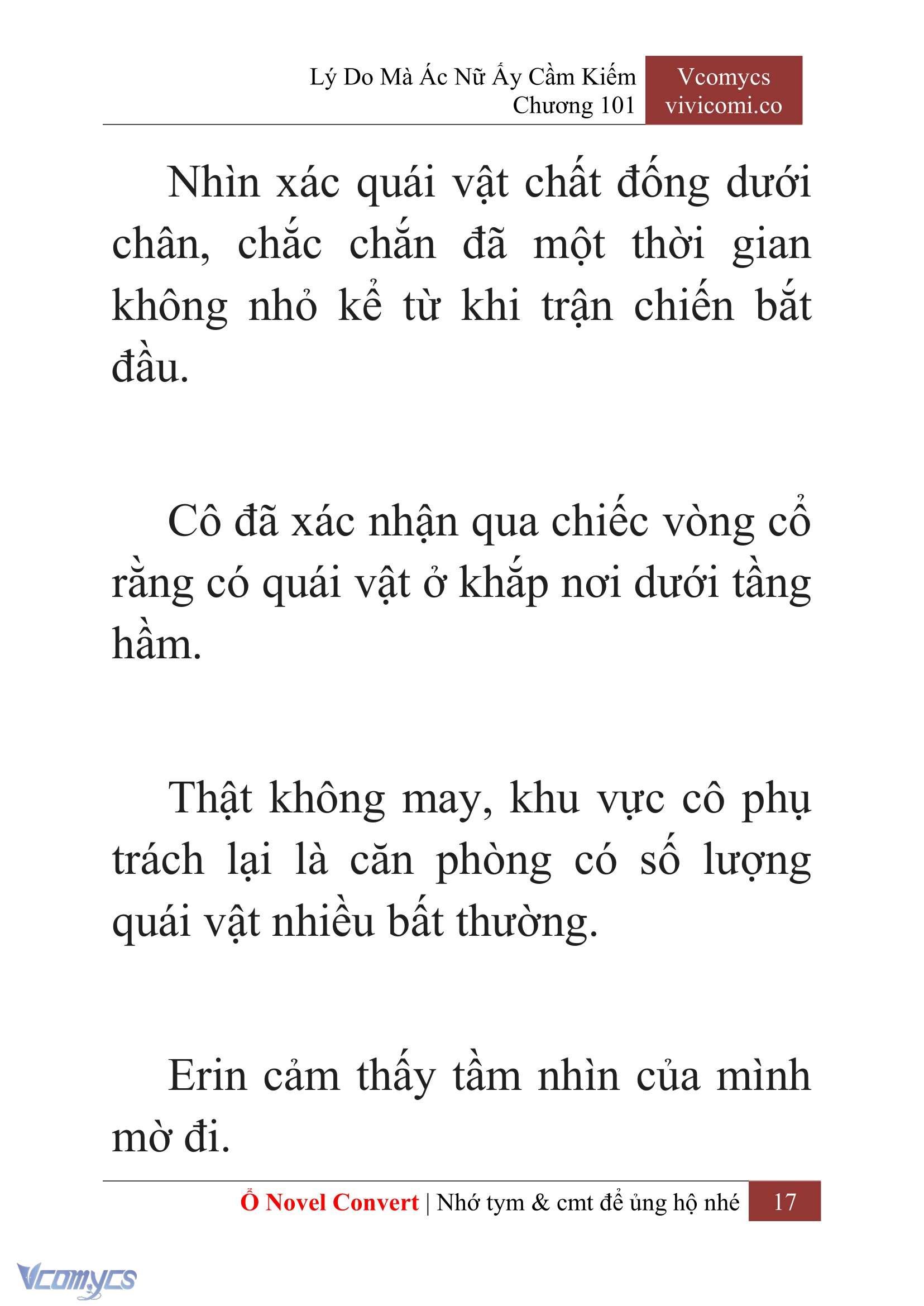 [Novel] Lý Do Mà Ác Nữ Ấy Cầm Kiếm Chap 101 - Trang 2