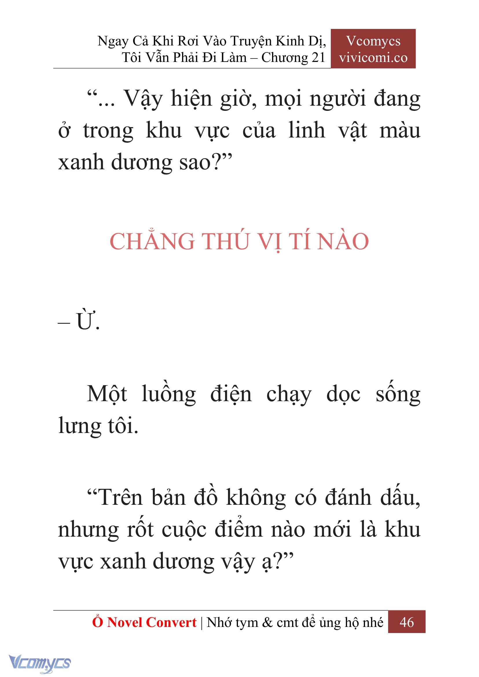 [Novel] Ngay Cả Khi Rơi Vào Truyện Kinh Dị, Tôi Vẫn Phải Đi Làm Chap 21 - Trang 2