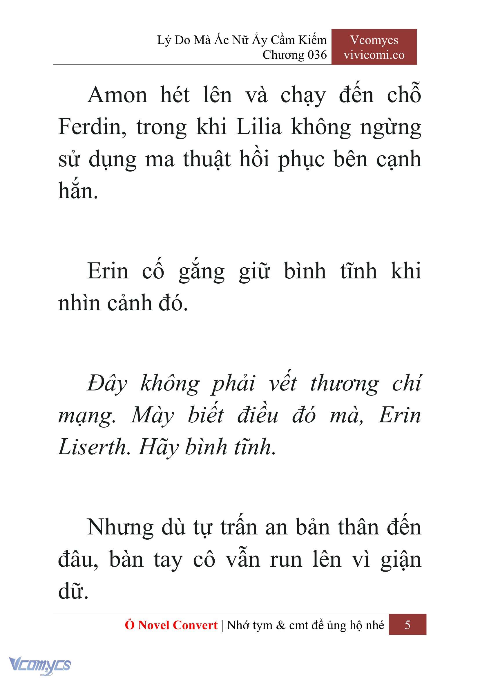 [Novel] Lý Do Mà Ác Nữ Ấy Cầm Kiếm Chap 36 - Trang 2