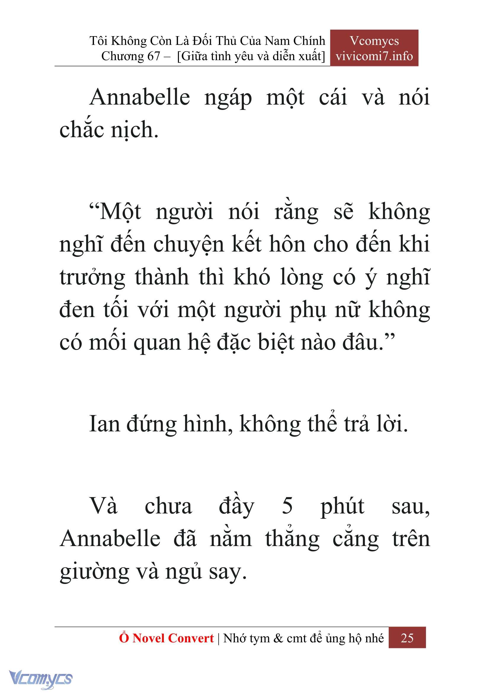 [Novel] Tôi Không Còn Là Đối Thủ Của Nam Chính Chap 67 - Trang 2
