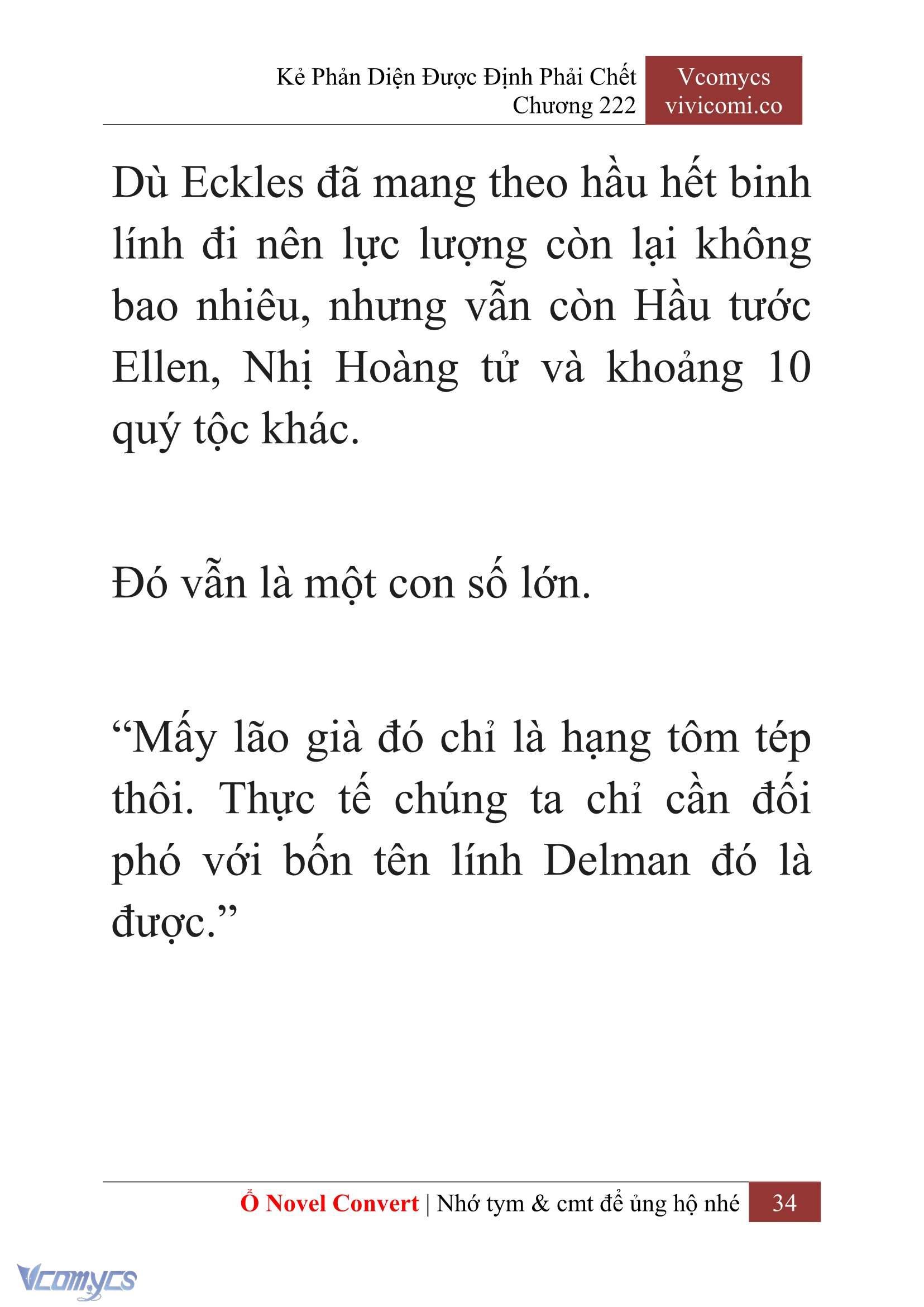 [Novel] Kẻ Phản Diện Được Định Phải Chết Chap 222 - Next Chap 223
