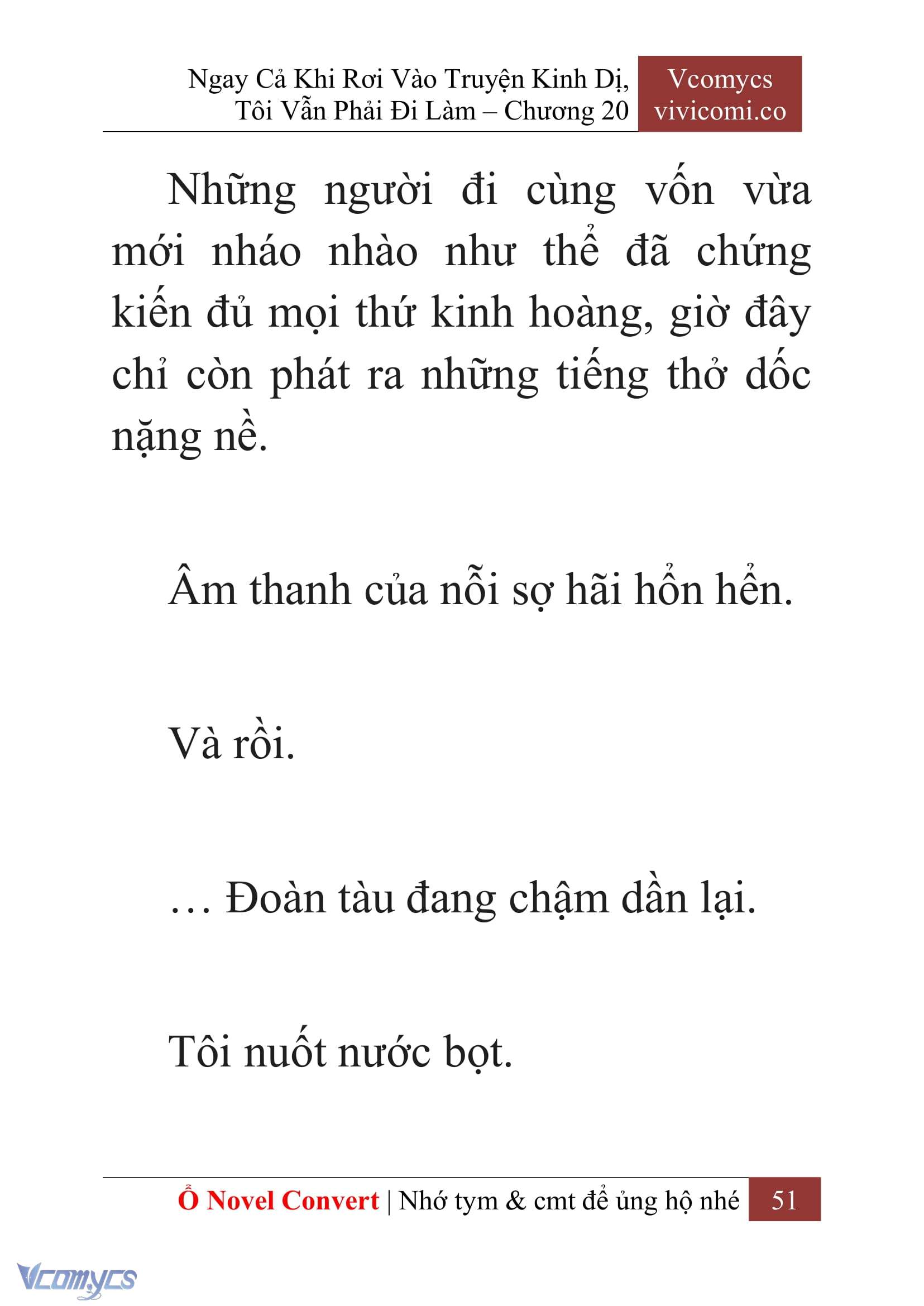 [Novel] Ngay Cả Khi Rơi Vào Truyện Kinh Dị, Tôi Vẫn Phải Đi Làm Chap 20 - Trang 2