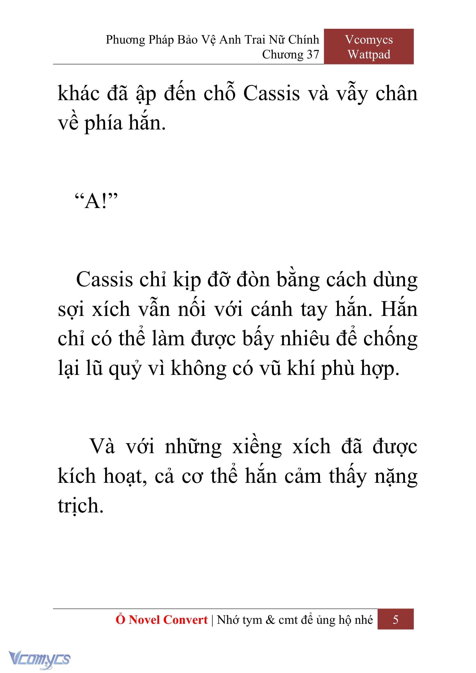 [Novel] Phương Pháp Bảo Vệ Anh Trai Nữ Chính Chap 37 - Trang 2