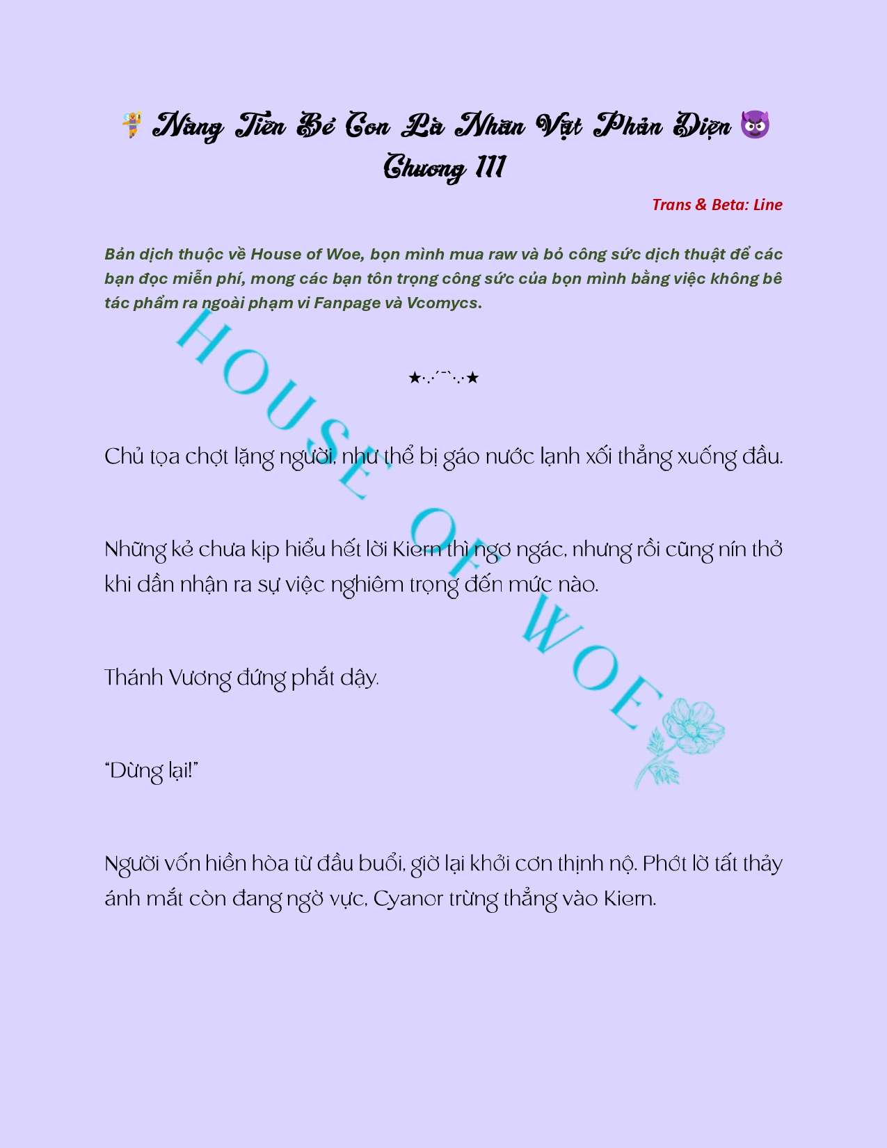 [NOVEL] NÀNG TIÊN BÉ CON LÀ NHÂN VẬT PHẢN DIỆN Chap 111 - Trang 2