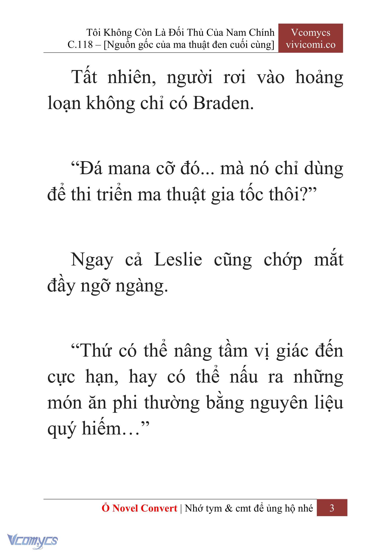 [Novel] Tôi Không Còn Là Đối Thủ Của Nam Chính Chap 118 - Trang 2