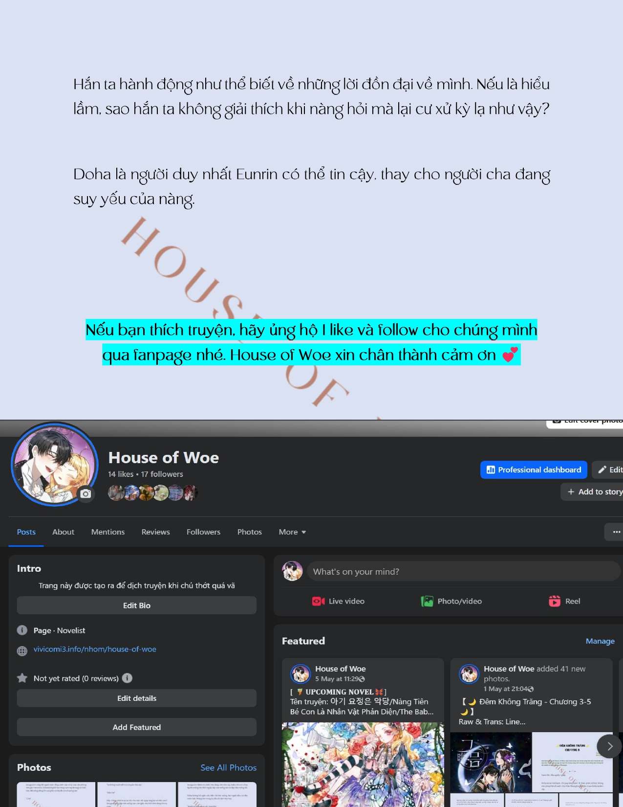 [NOVEL] ĐÊM KHÔNG TRĂNG Chap 9 - Trang 2