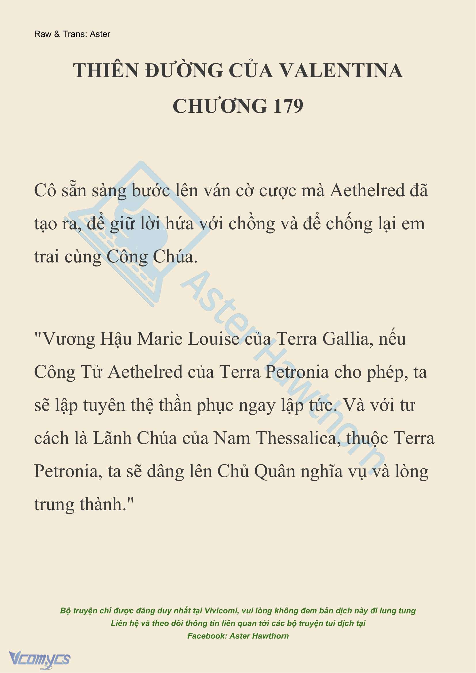 [NOVEL] Thiên Đường Của Valentina Chap 179 - Trang 2