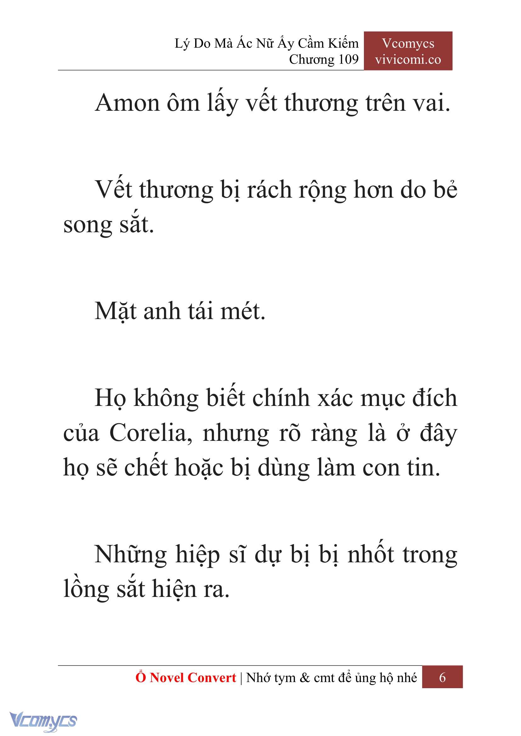 [Novel] Lý Do Mà Ác Nữ Ấy Cầm Kiếm Chap 109 - Trang 2